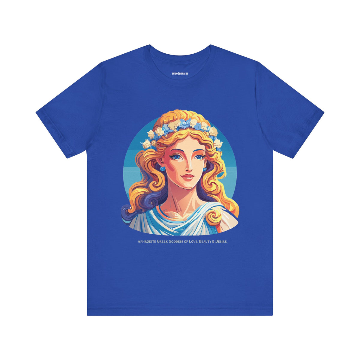 Goddess Graphic Unisex Cotton Bella+Canvas Tee with Aphrodite