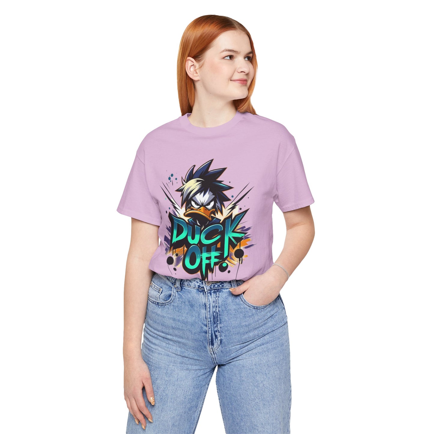 Duck Graphic Tee, Duck Shirt, Funny Bird Tee Shirt, Funny Animal T-Shirt, Cartoon Top, Animal Tees, Art Design T-Shirt