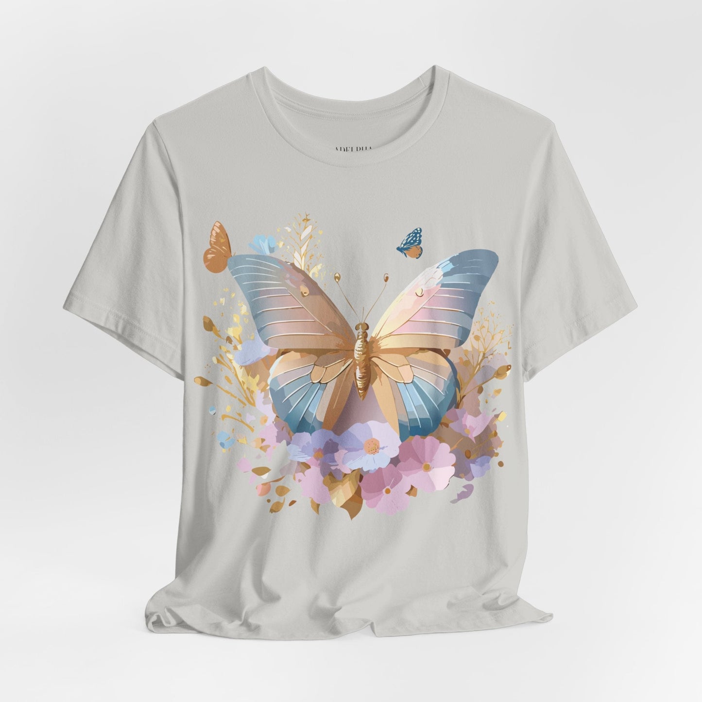 Butterfly Graphic Tee By Adelpha Vintage Inspired Unisex Short Sleeve