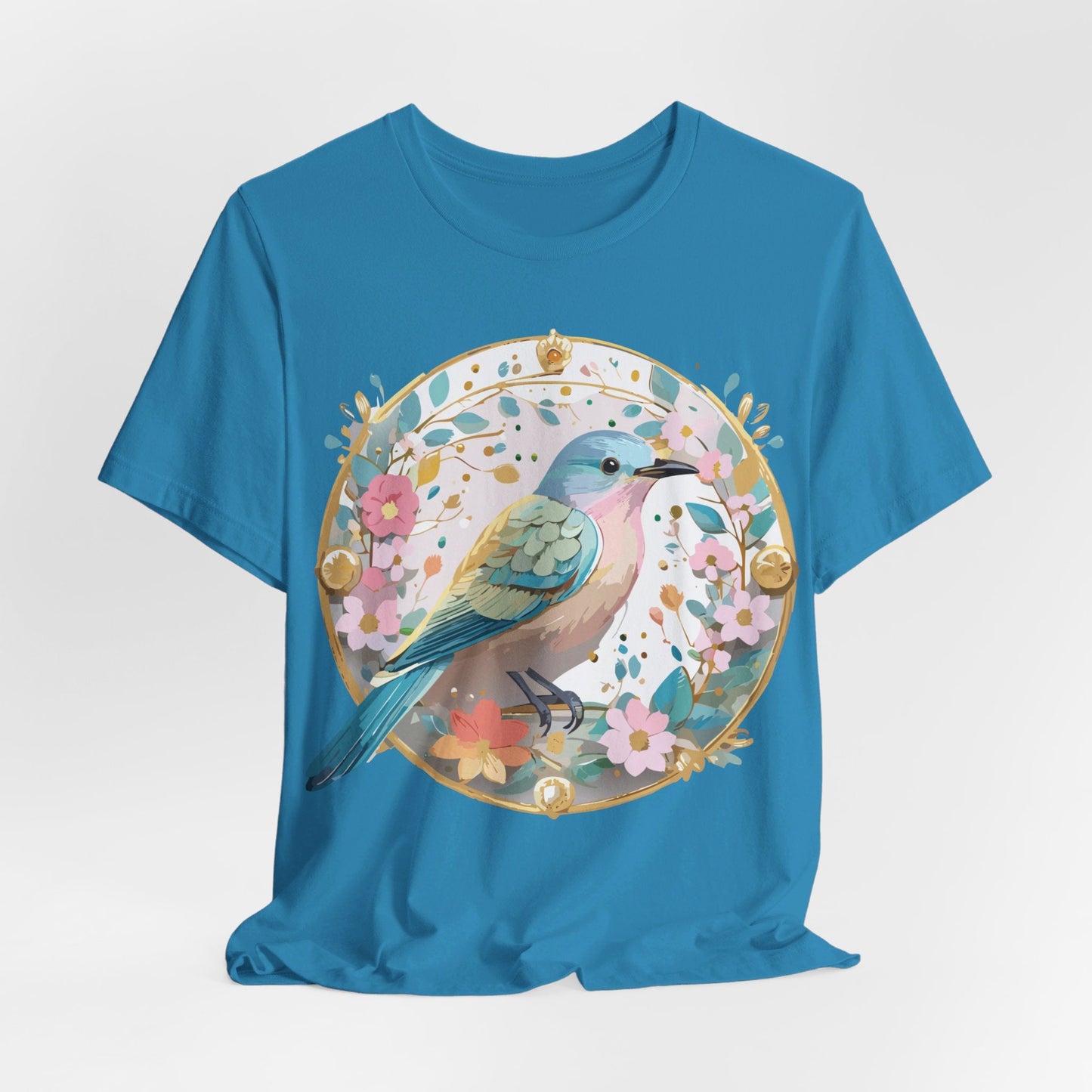Adelpha Medallion Graphic T Shirt Unisex Short Sleeve Vintage Inspired Artwork Tee