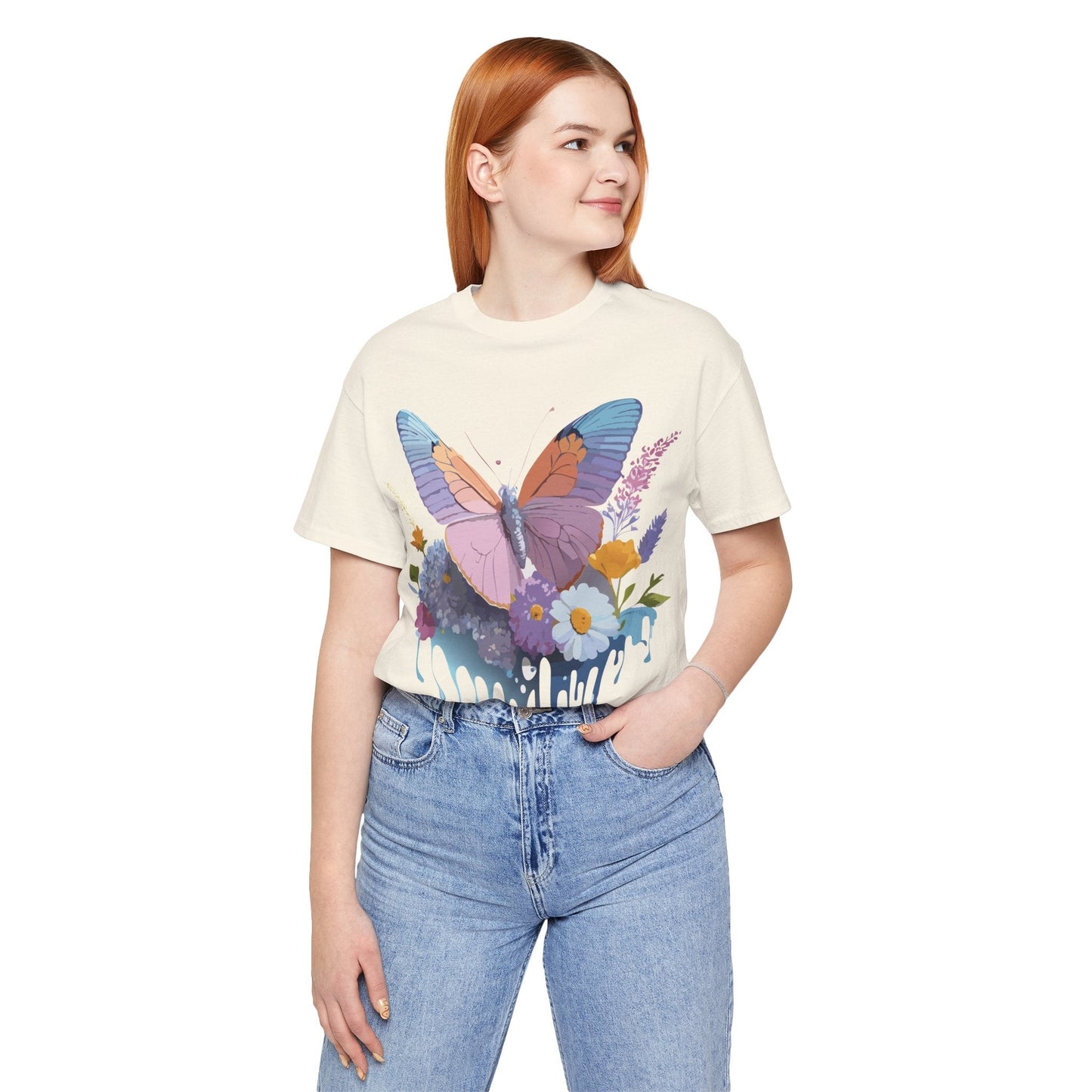 Butterfly Graphic Tee Unisex Vintage Inspired Artwork Adelpha