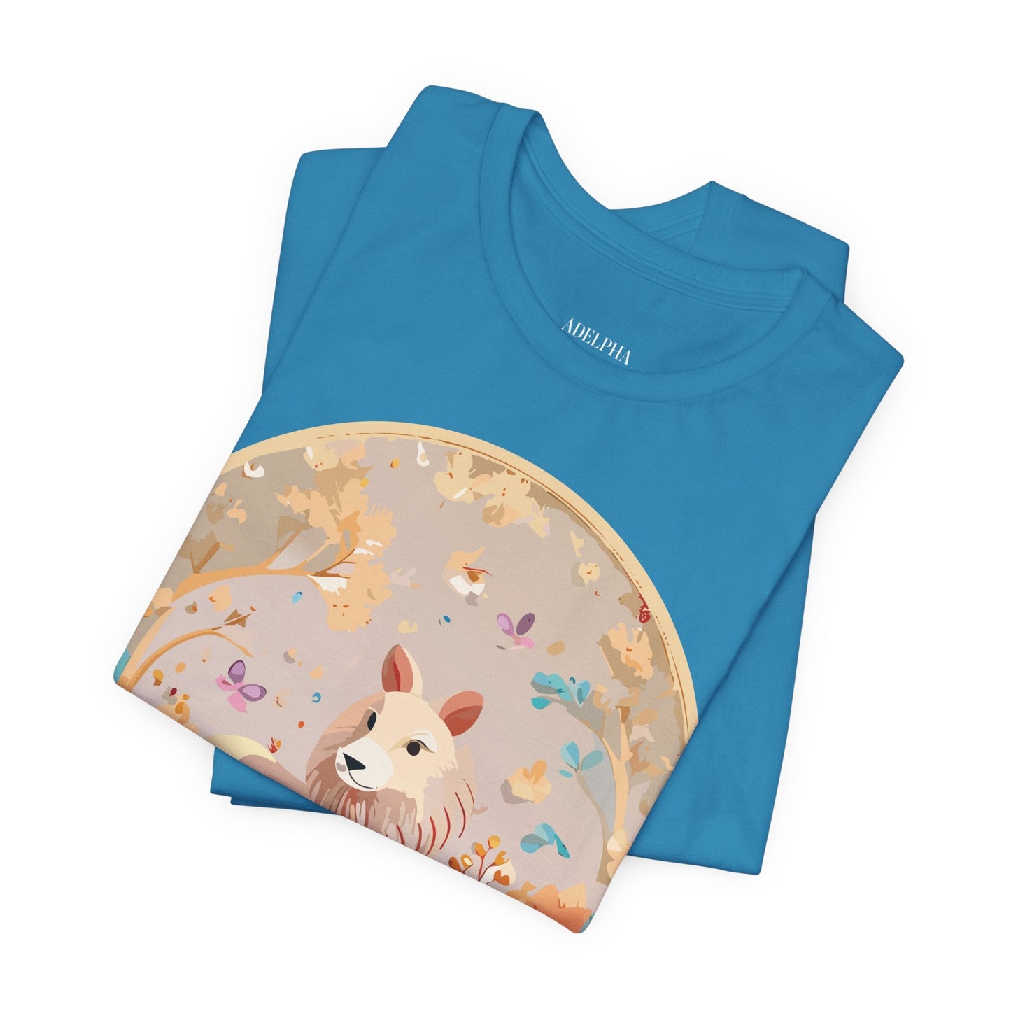 Unisex Graphic Tee With Original Vintage Inspired Art By Adelpha Premium Short Sleeve Casual Shirt