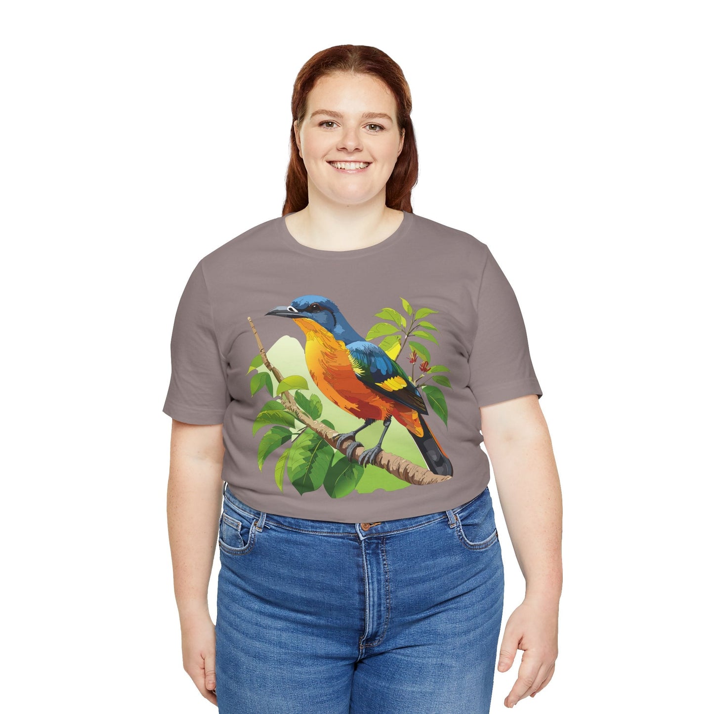 Unisex Animal Design Tee Shirt With Wildlife Graphics For Casual Everyday Wear And Comfort