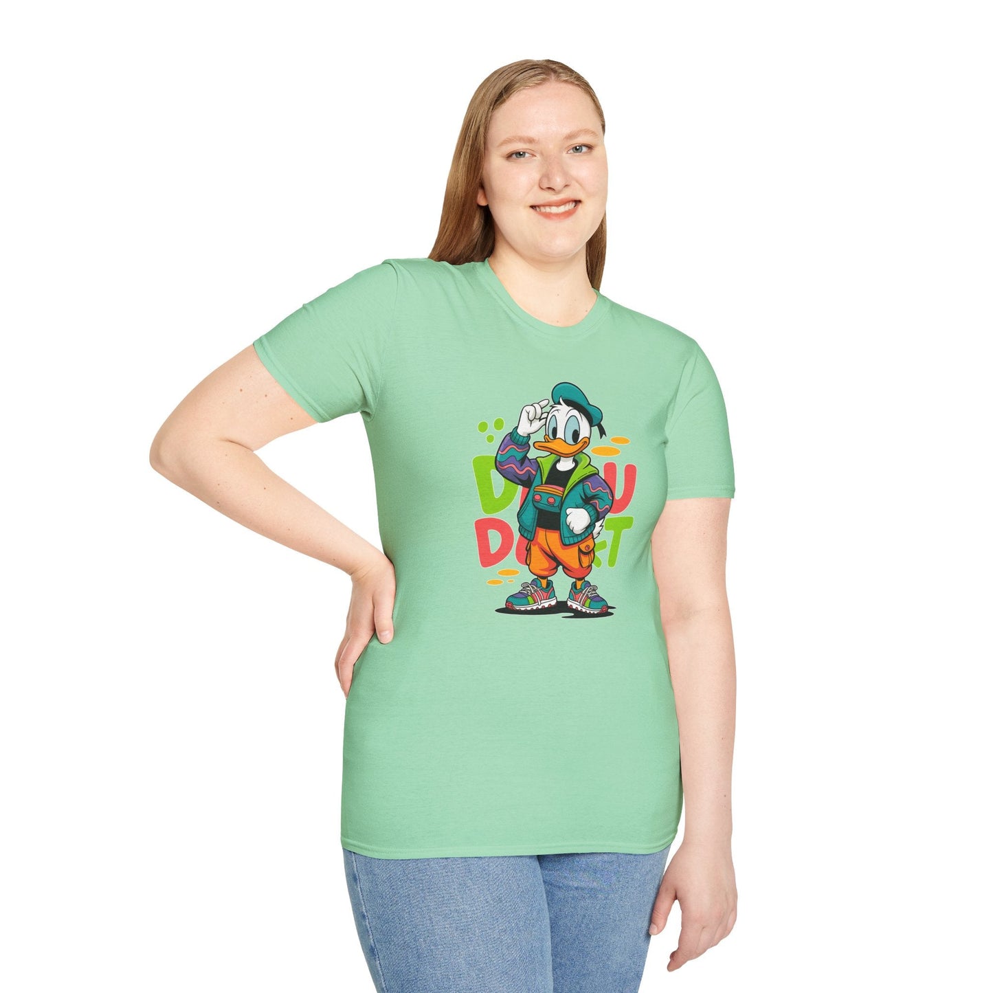 Gildan Softstyle Unisex Cartoon Animation T Shirt With Funny Animals Graphic Tee For Men Women