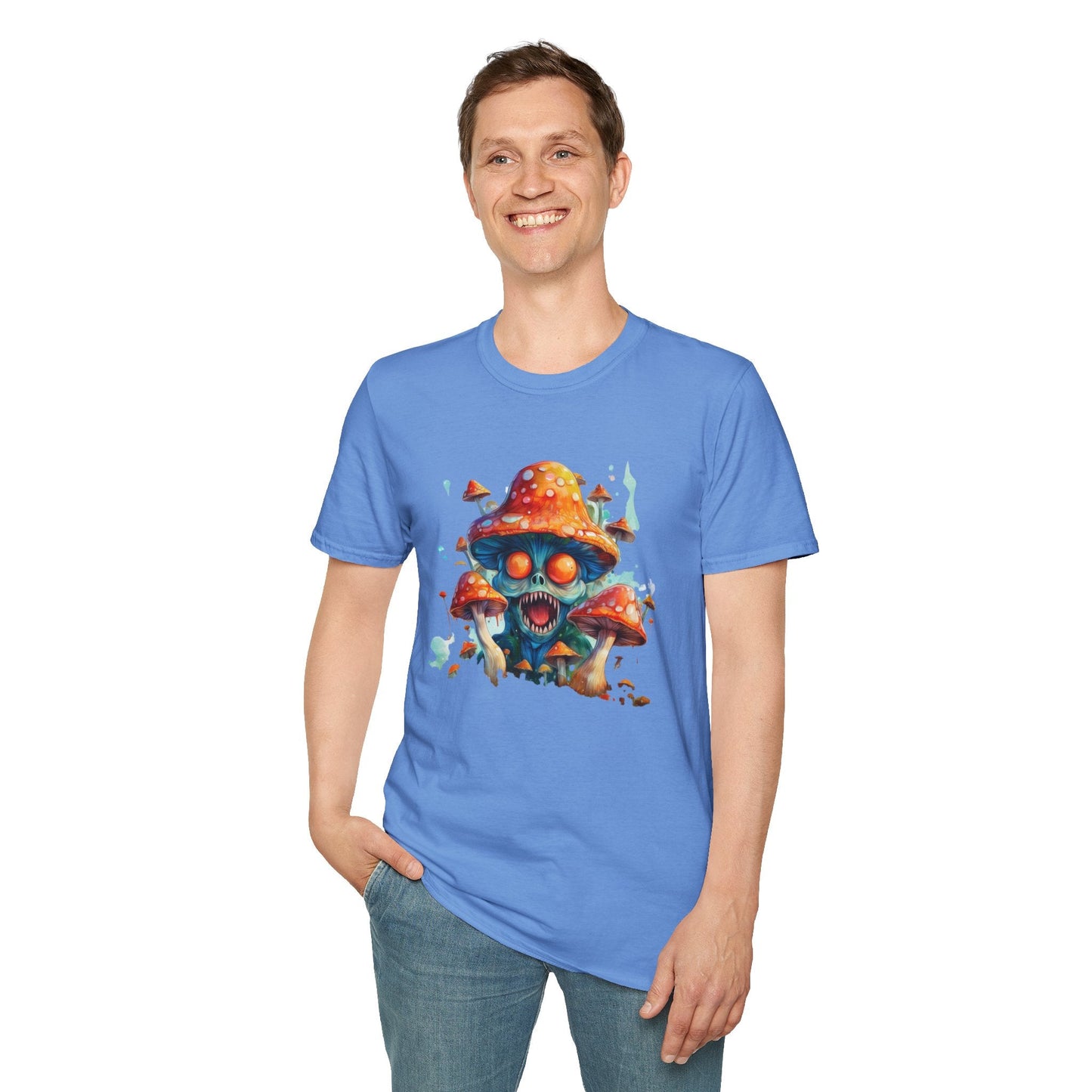 Mashroom Tee Shirt Unisex Softstyle 64000 Graphic Tee Funny Mashroom Design Gift