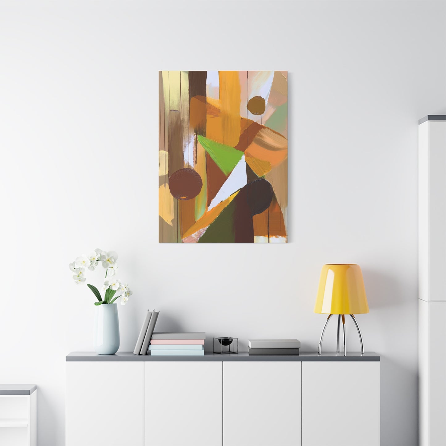 Abstract Geometric Painting Print Canvas 20x24,20x30,24x30 24x32,24x36,30x40 32x48,36x48,40x60 Pine-Wood Inner Frame ABS-57