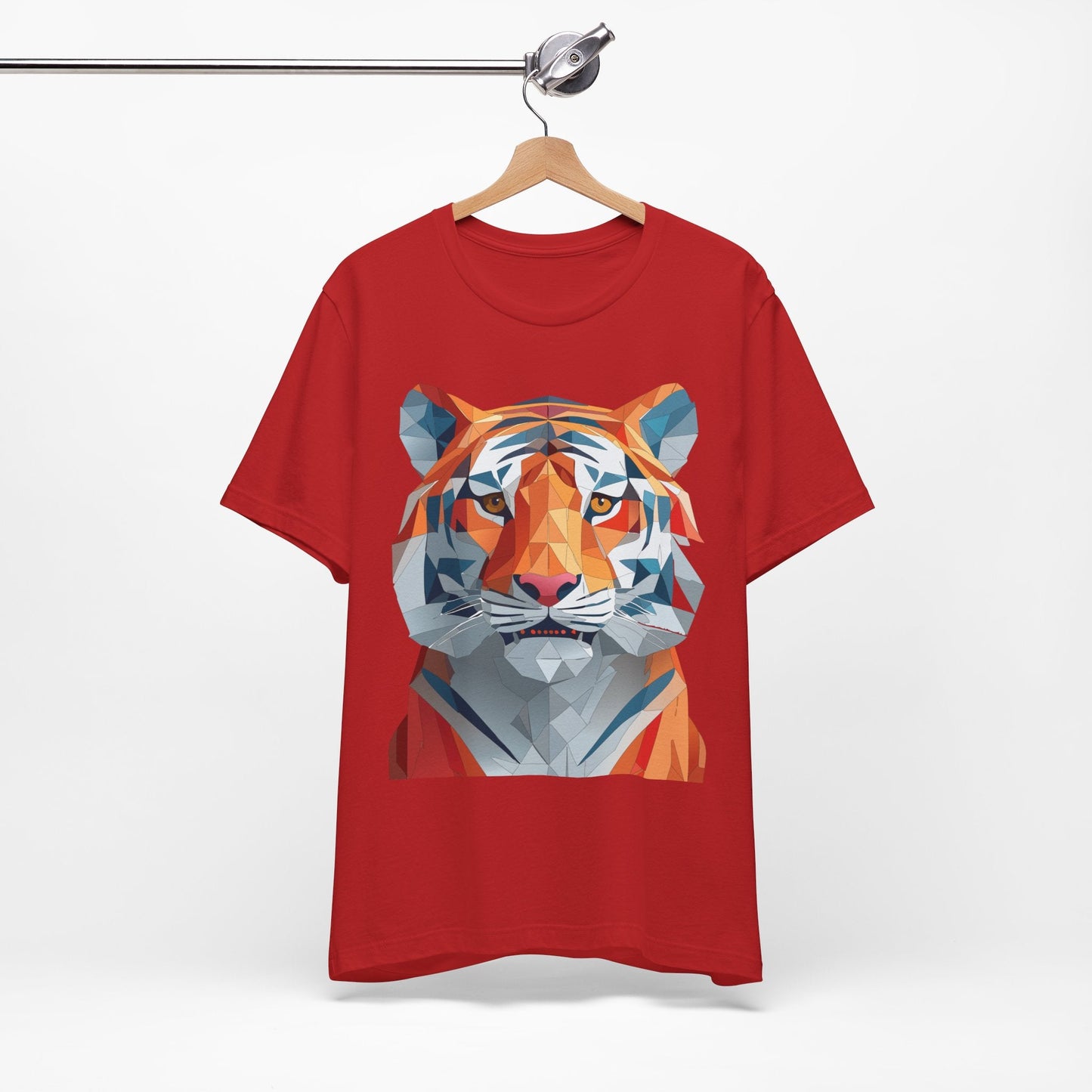 Unisex Animal Shirt With Art Design And Wildlife Theme Short Sleeve Tee For Everyday Wear