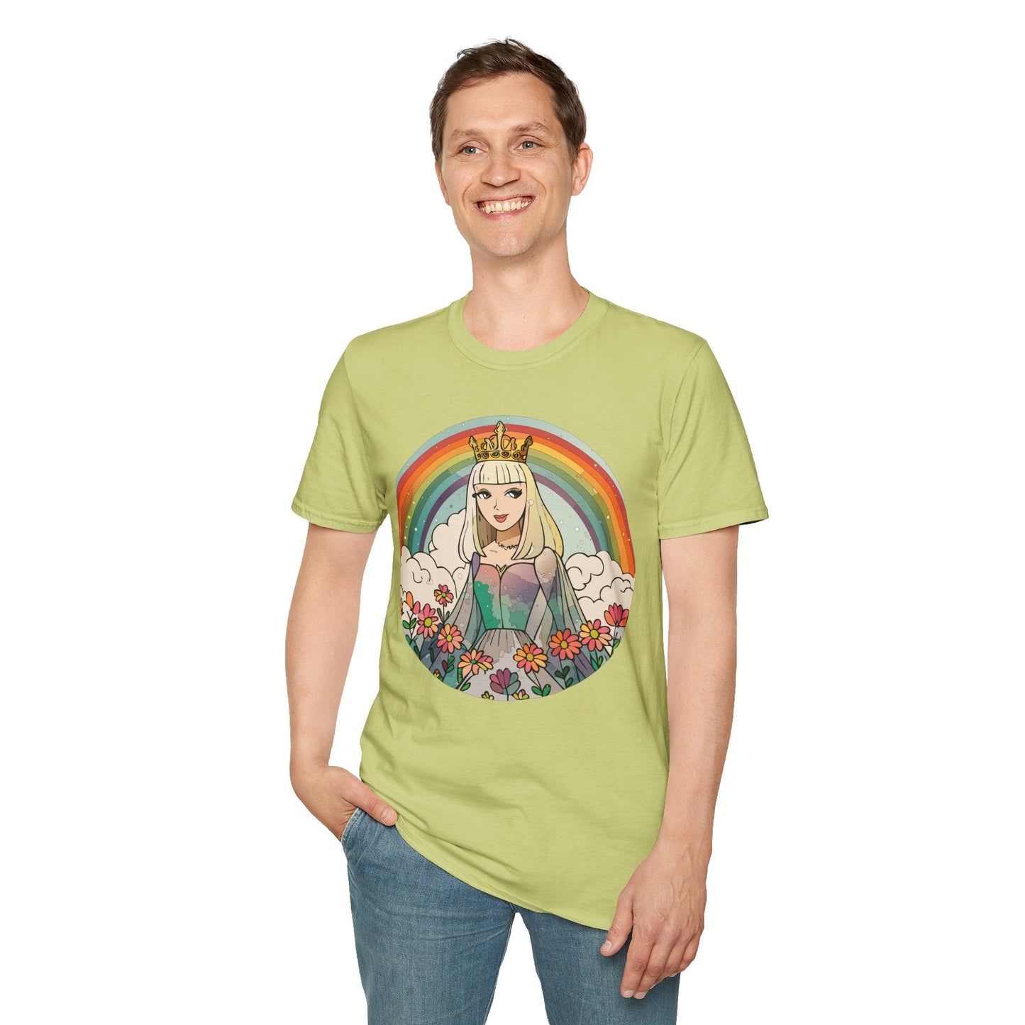 Womens Graphic T Shirt Art Design Tee Softstyle 100 Percent Ring Spun Cotton Comfort