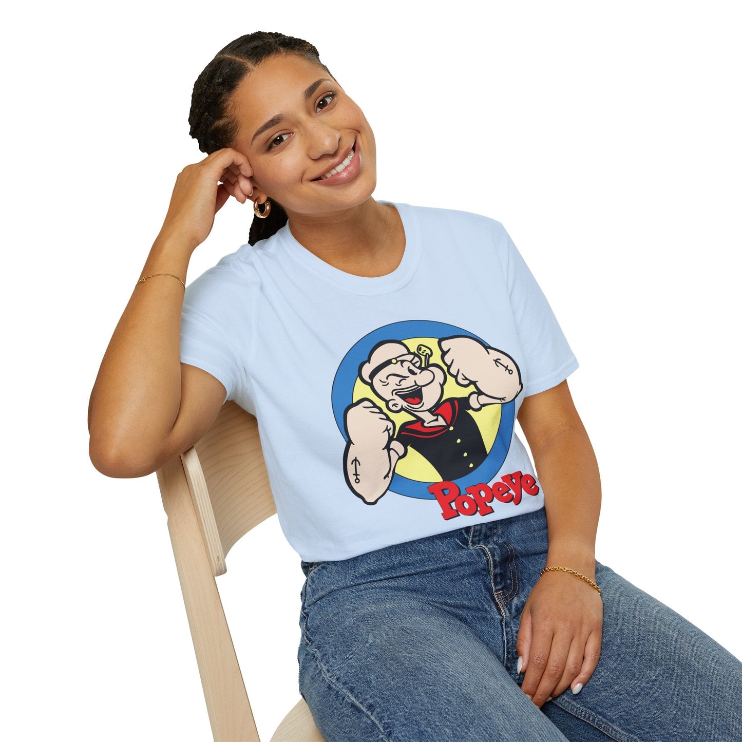 Unisex Cartoon T Shirt With Art Design Funny Animation Tee Gildan Softstyle 64000