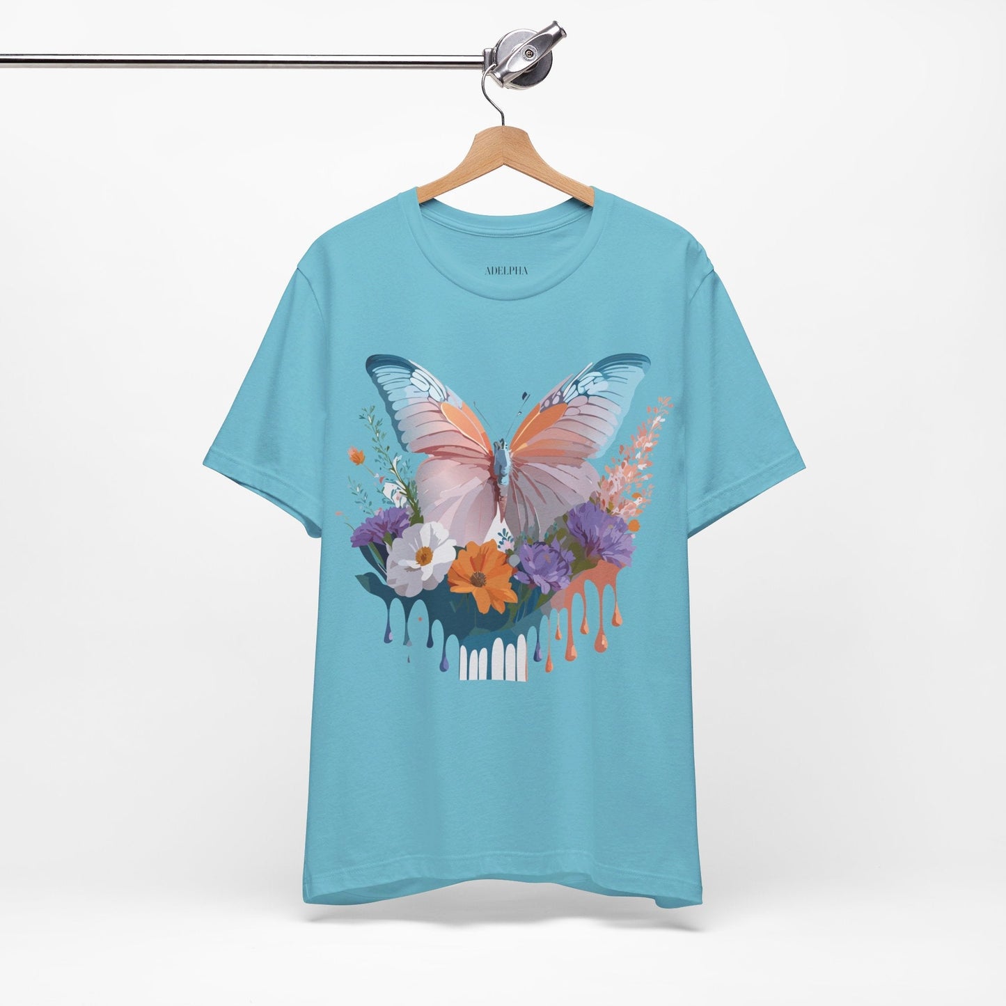 Butterfly Graphic Tee Unisex Jersey Short Sleeve Adelpha Art Design