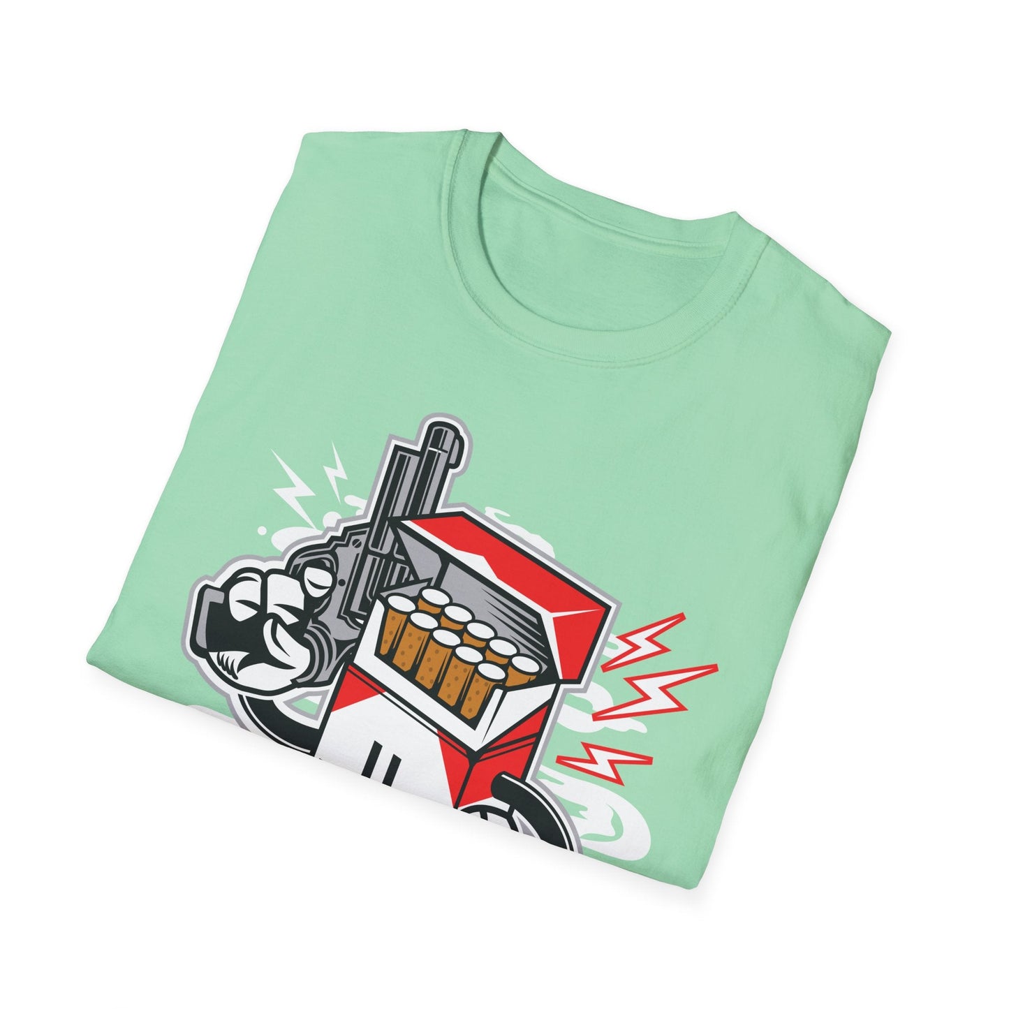 Cartoon T Shirt Animation Tee Funny Unisex Gildan Softstyle 64000 100 Percent Ring Spun Cotton