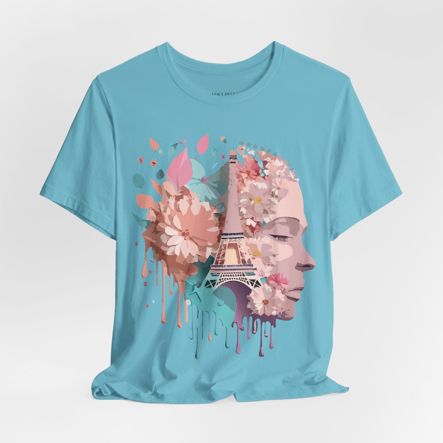 Paris Tourist Shirt Unisex Graphic Tee Featuring Adelpha Vintage Art Design Premium Comfort