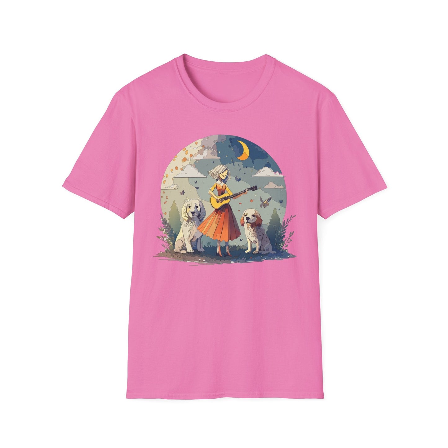 Womens Graphic T Shirts Art Design Tee Softstyle Gildan 64000 100 Percent Cotton