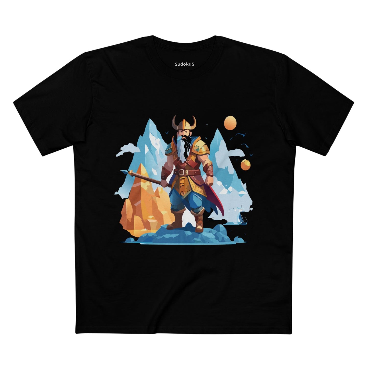 Viking Graphic Unisex 100 Cotton Staple Tee 5