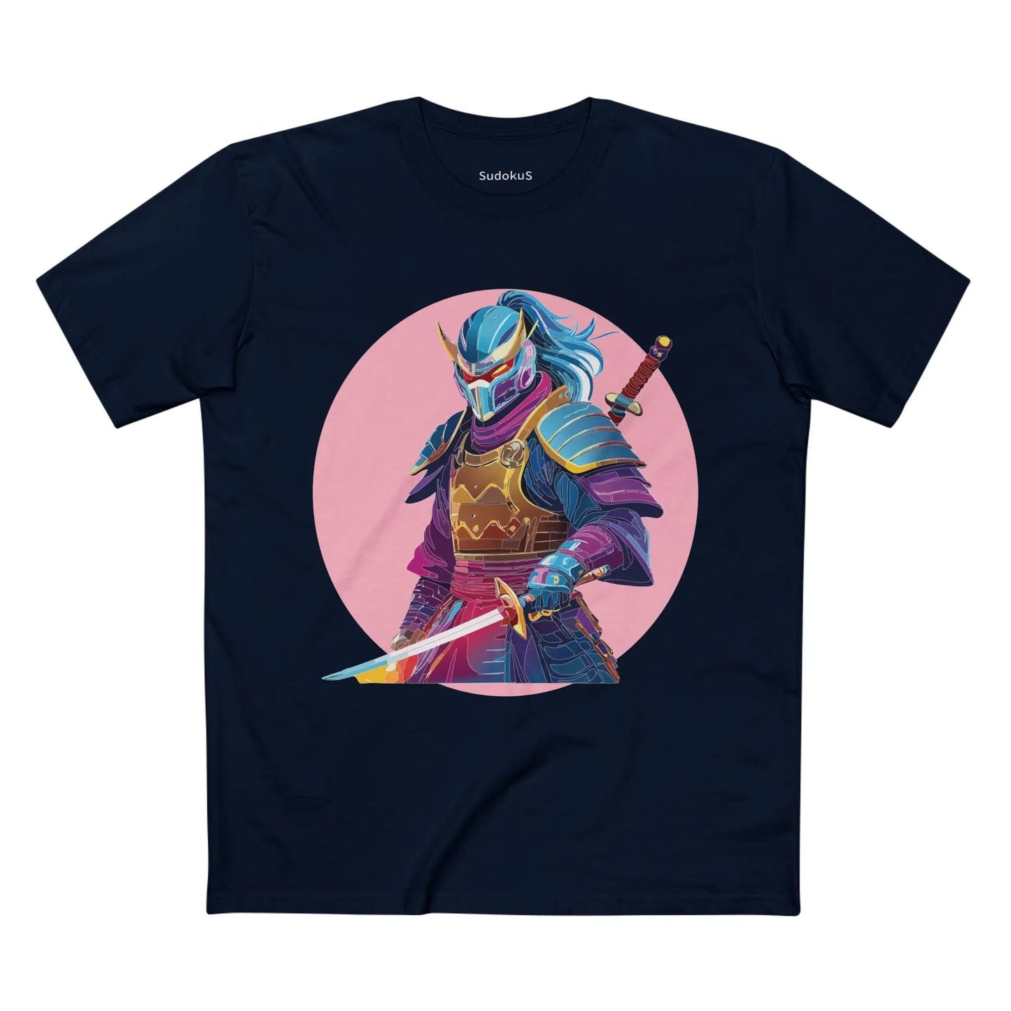 Samurai Graphic Unisex 100 Cotton Staple Tee 3