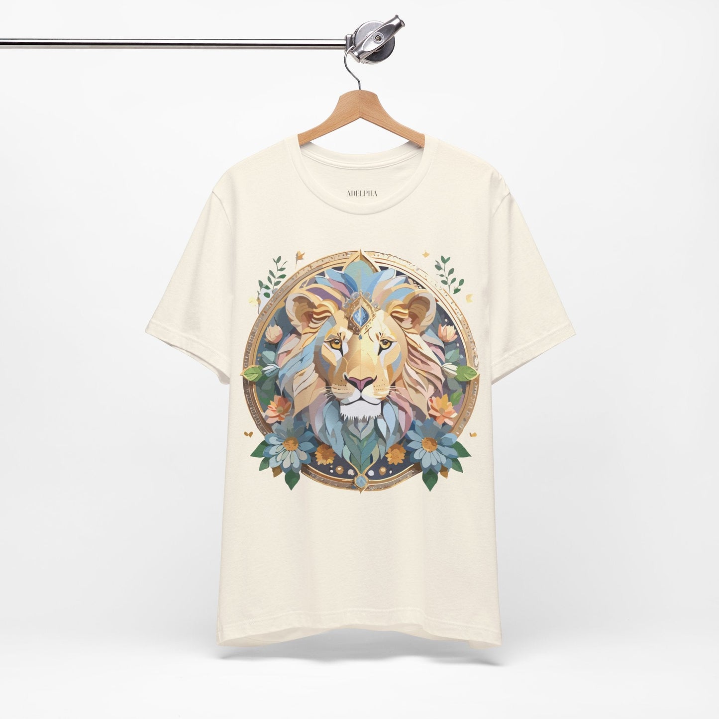 Medallion Graphic Unisex 100 Cotton Vintage Animal Medal Artwork Tee 3