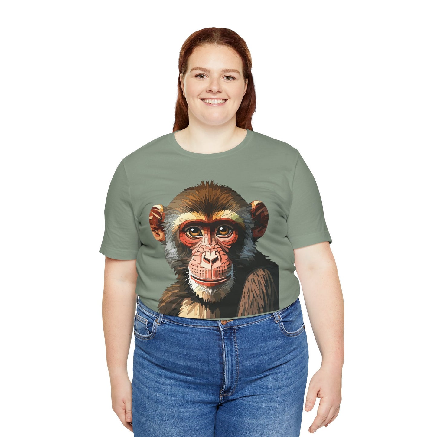 Unisex Animal Tee Shirt With Art Design Wildlife Graphic Gildan Softstyle 64000 Shirt
