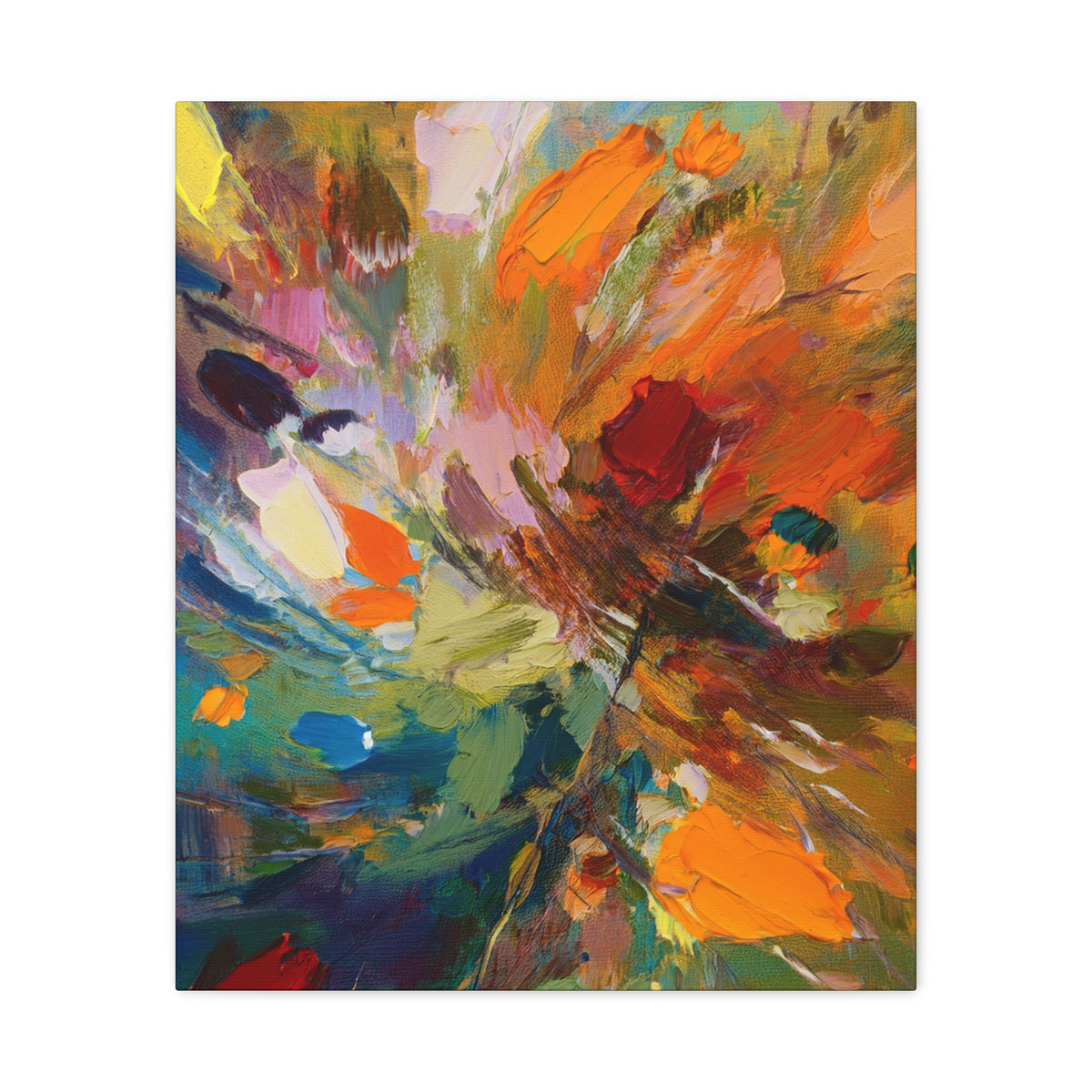 Abstract Oil Painting Print Canvas 20x24,20x30,24x30 24x32,24x36,30x40 32x48,36x48,40x60 Pine-Wood Inner Frame ABS-93