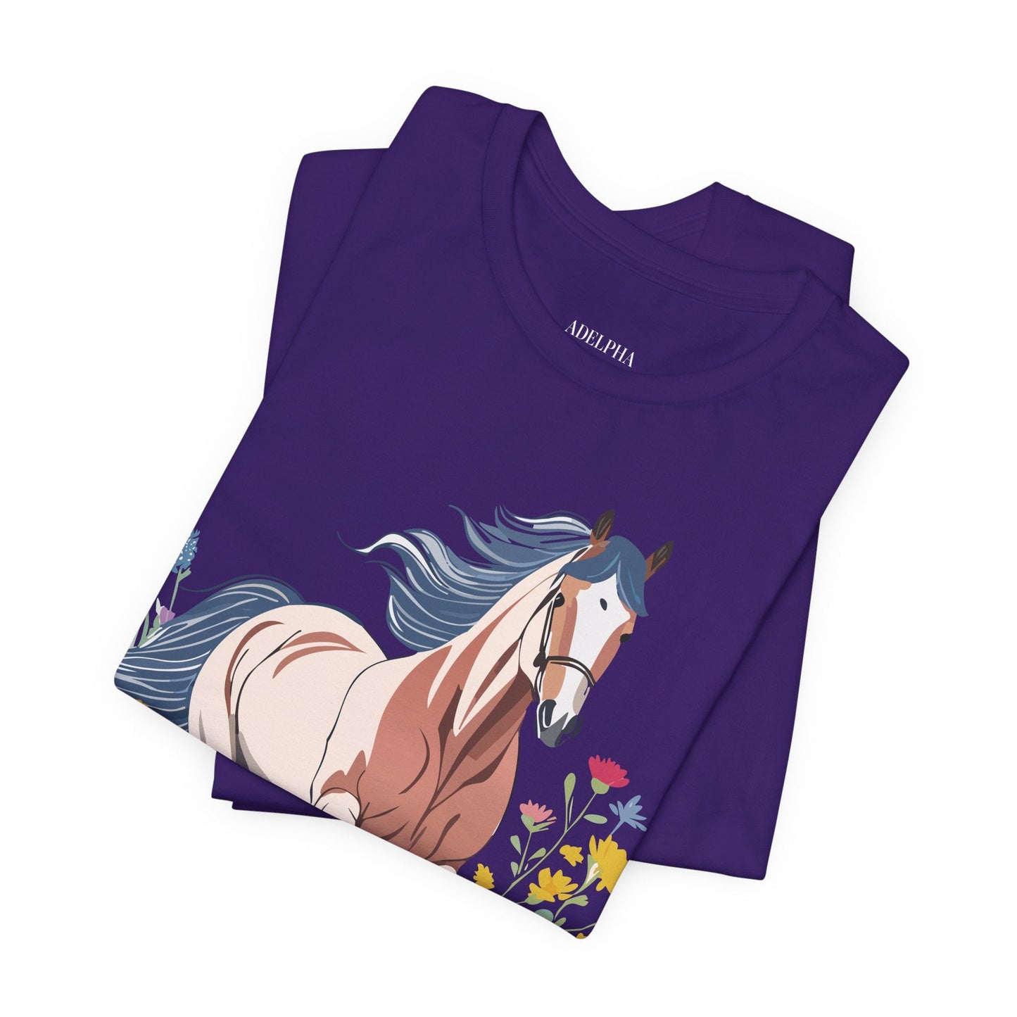 Horse Graphic Unisex 100 Cotton Vintage Animal Art T-Shirt 10