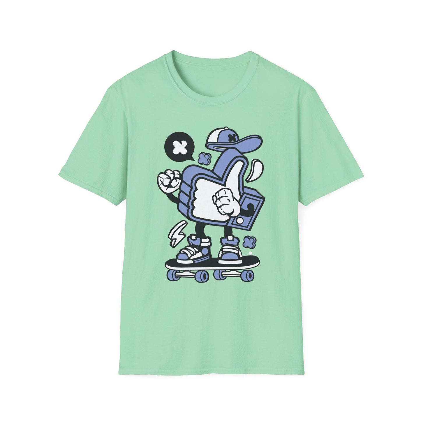 Cartoon T Shirt Animation Tee Funny Graphic Tee For Unisex Gildan Softstyle 64000 Cotton