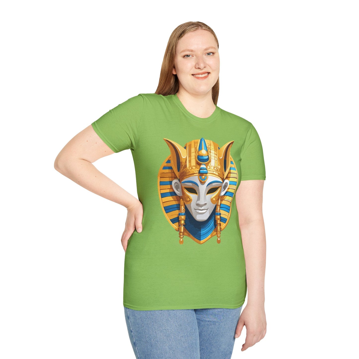 Mask Tee Shirt Unisex Masquerade Design Artwork Gildan Softstyle 64000 Cotton Tee