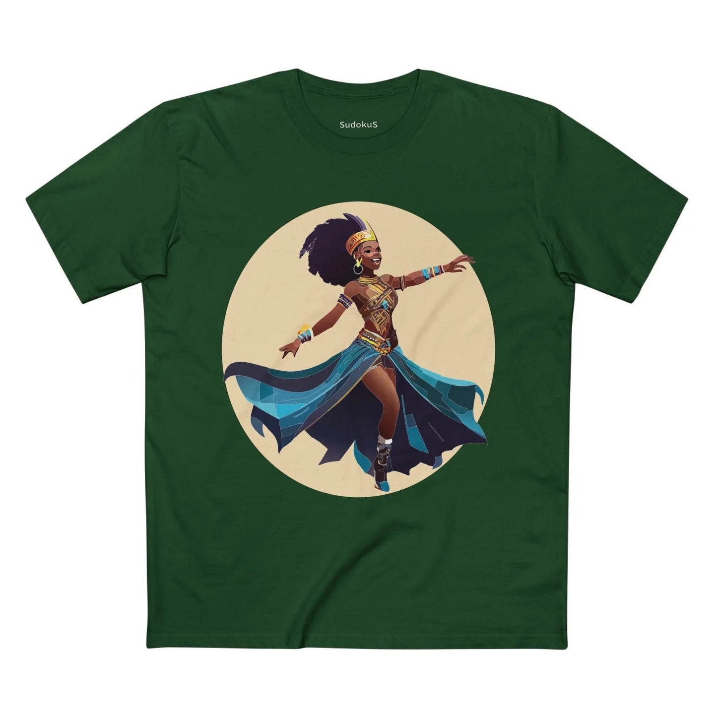 Dancer Graphic Unisex 100 Cotton Staple Tee 10