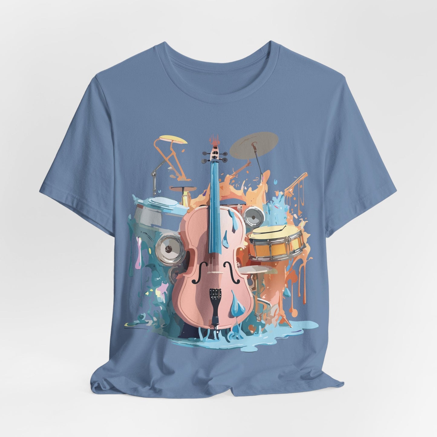 Adelpha Graphic Music T Shirt Unisex Jersey Short Sleeve Tee Art Design Premium Vintage Inspired
