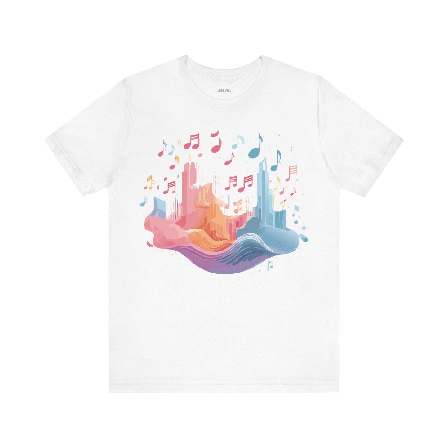 Music Graphic Tee Unisex Jersey Short Sleeve Art Design Adelpha Vintage Artwork Premium