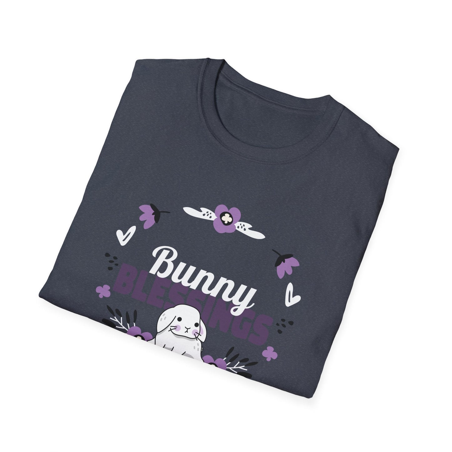 Easter Bunny T Shirt Unisex Gildan Softstyle 64000 Tee With Easter Signature Design