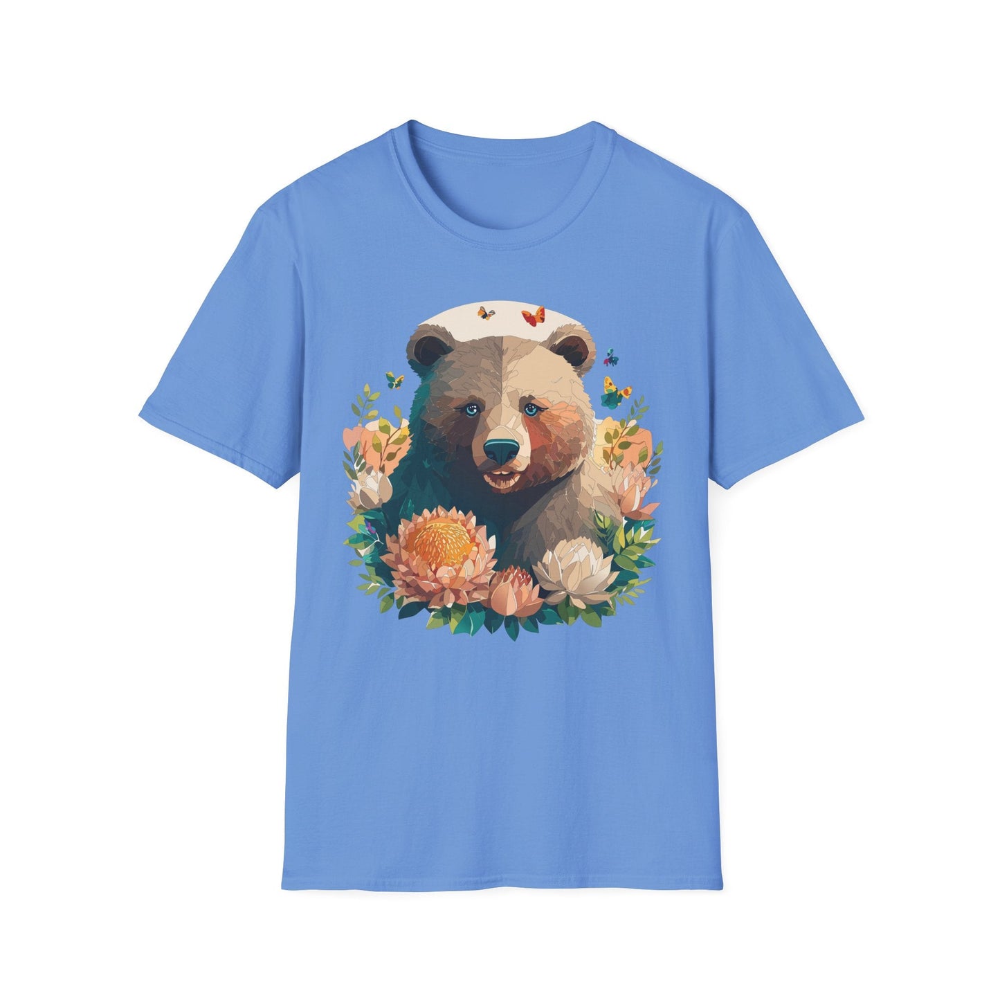 Bear T Shirt Unisex Teddy Bear Shirt Softstyle 100 Percent Ring Spun Cotton Tee Essentials
