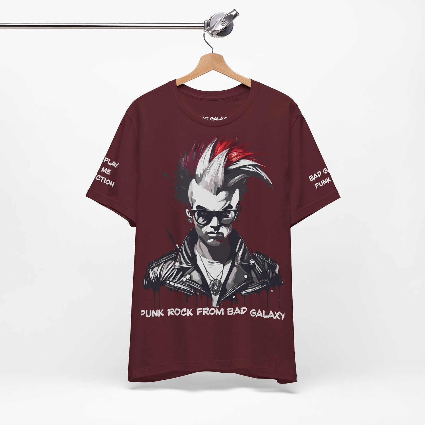Punk Rock Tee Shirt Made In USA 100 Percent Cotton Eco Friendly Inks Durable Stitching