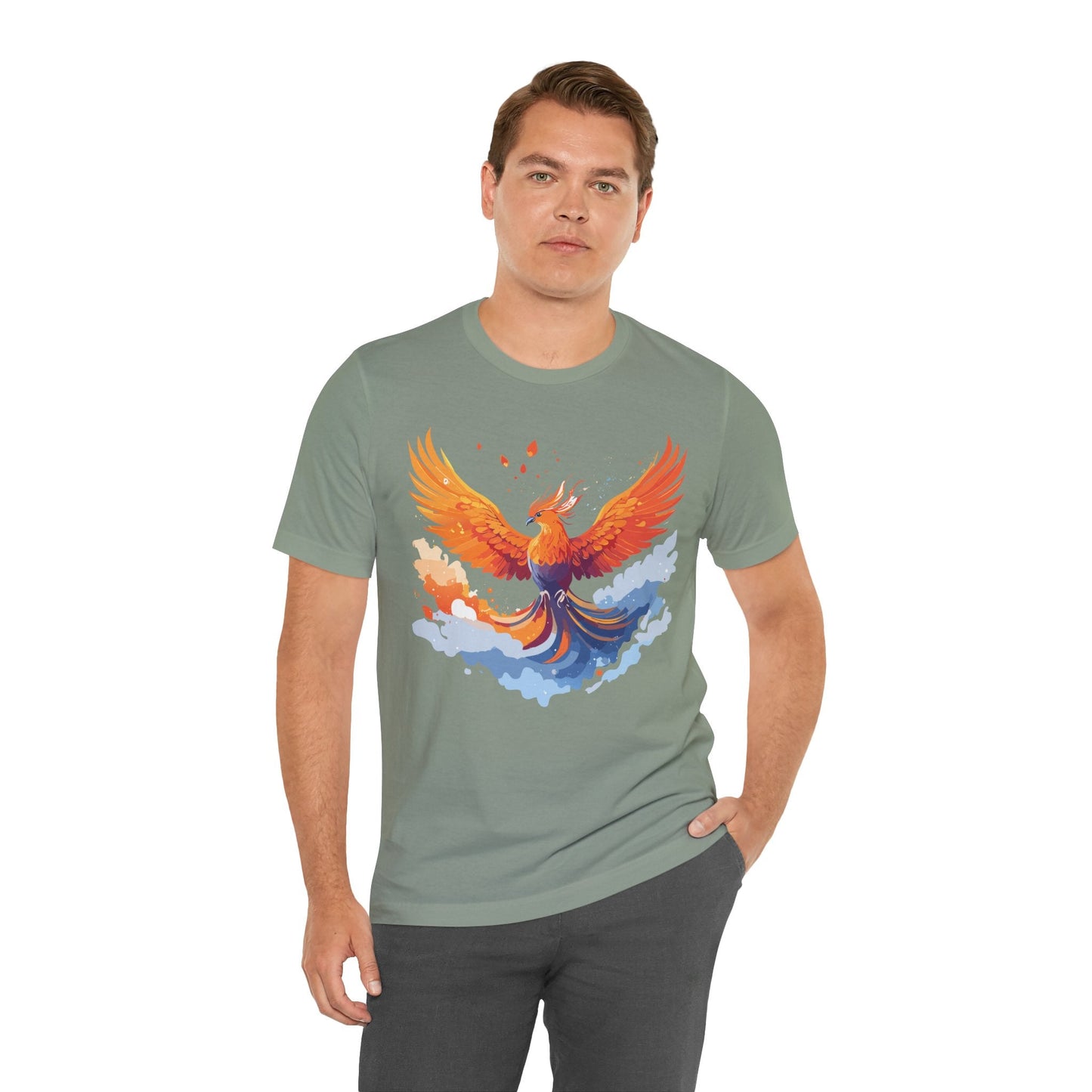 Unisex Animal Shirt With Art Design Graphic Tee Wild Animals Shirt For Everyday Wear