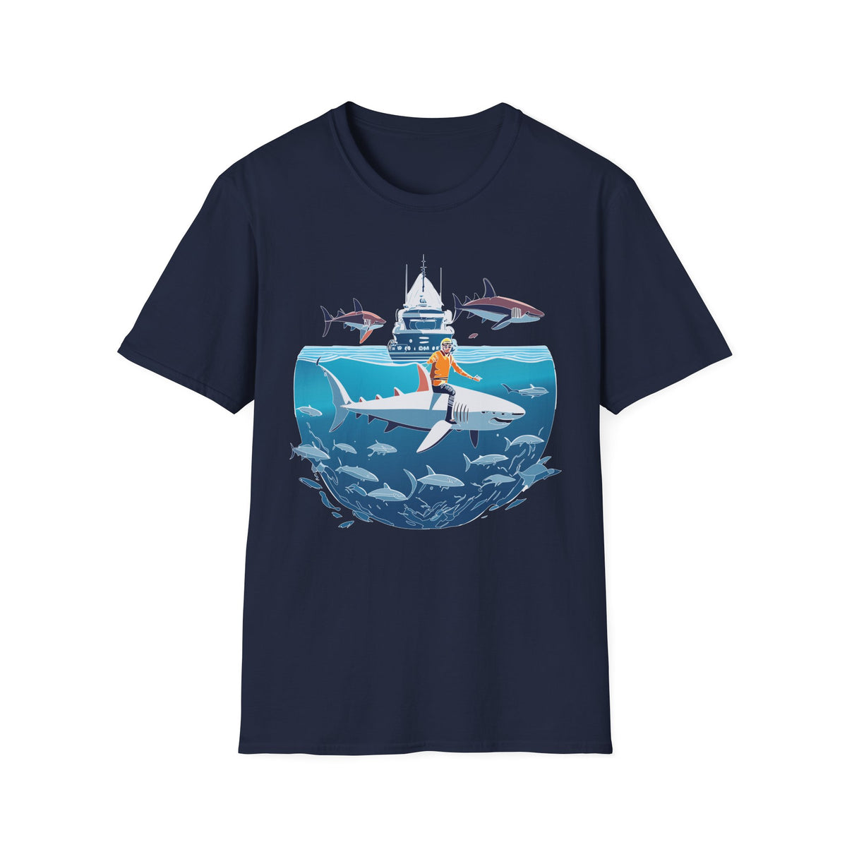 Ocean U boat Graphic Tee Gildan Unisex 100 Cotton Tee Shirt c33