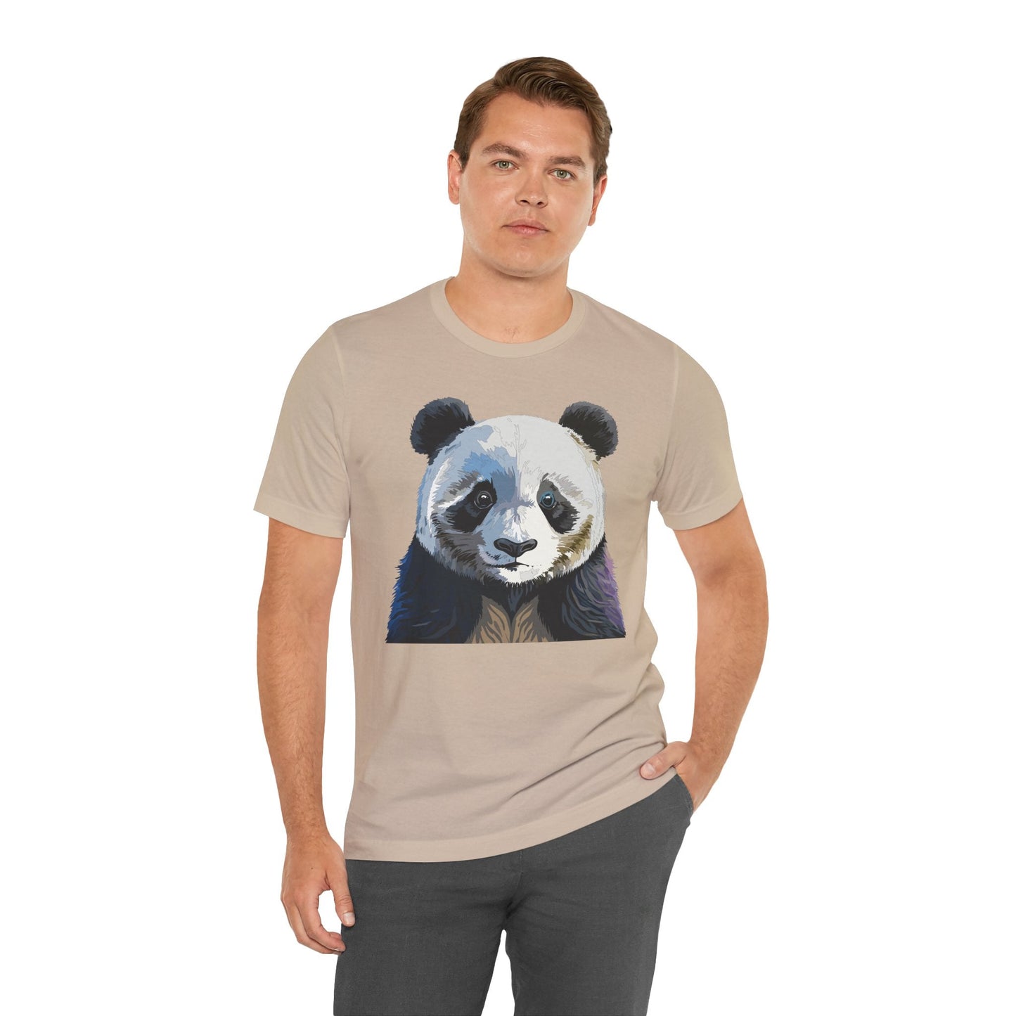 Unisex Animal Graphic Art Tee Shirt Softstyle Cotton Gildan 64000 Wild Animals Design