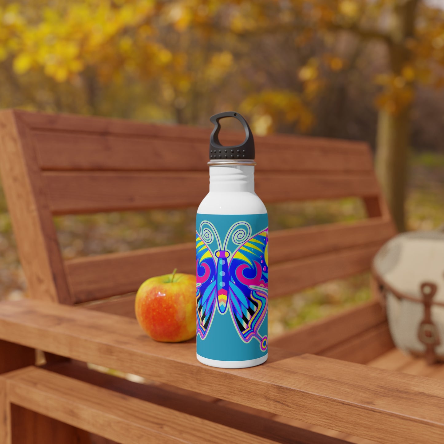 Bouteille d'eau Tumbler avec des motifs artistiques 