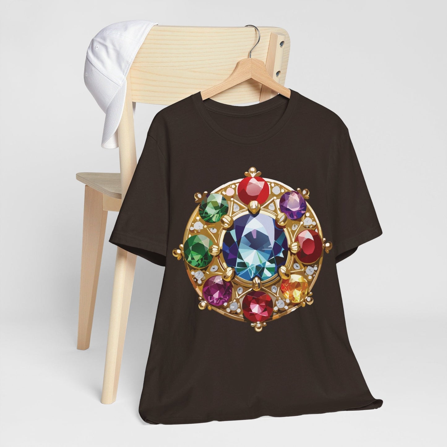 Jewelry Graphic Unisex 100 Cotton Vintage Treasure Art T-Shirt 39