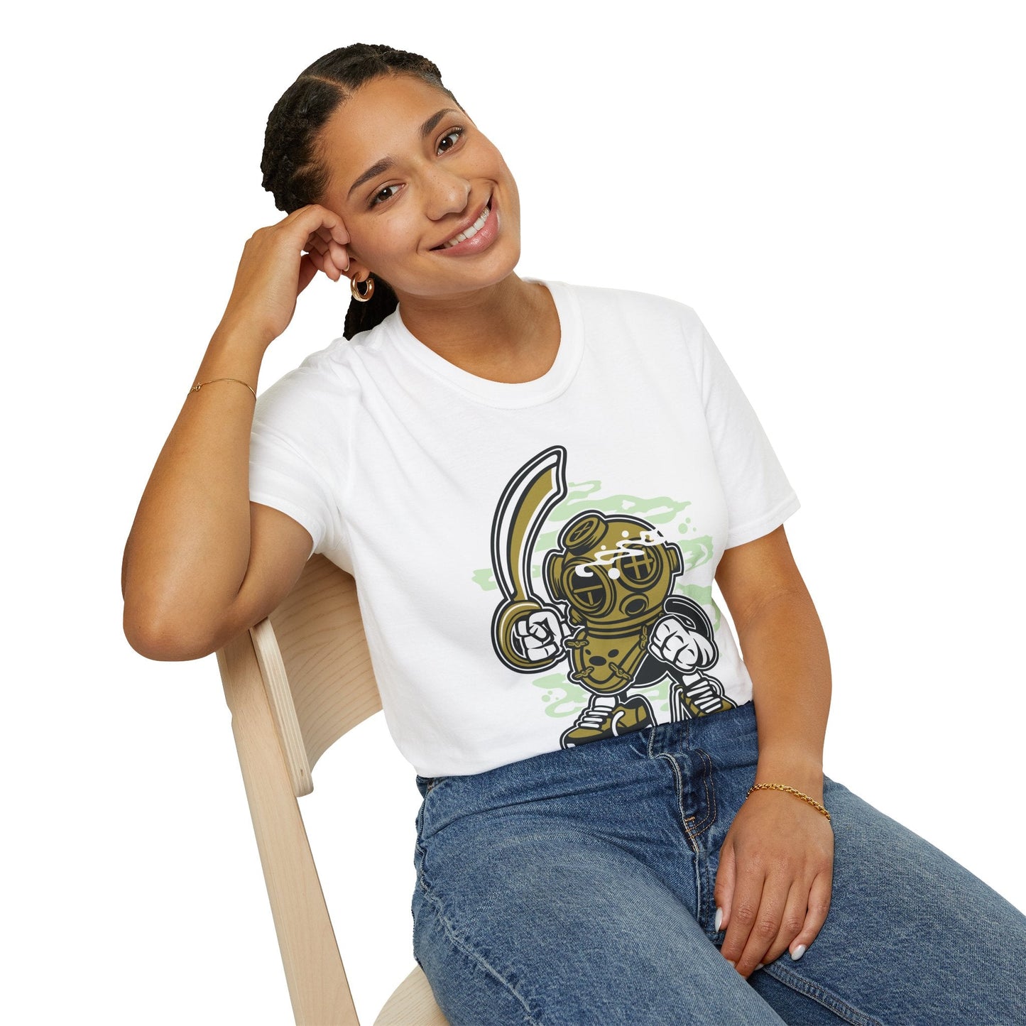 Cartoon T Shirt Animation Tee Funny Tee Shirt Unisex Gildan Softstyle Cotton Comfort