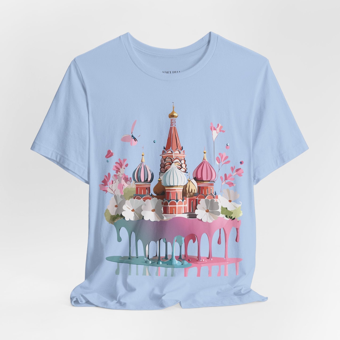 Premium Unisex Tourist Shirt Moscow Graphic Tee With Vintage Adelpha Artwork and Comfort