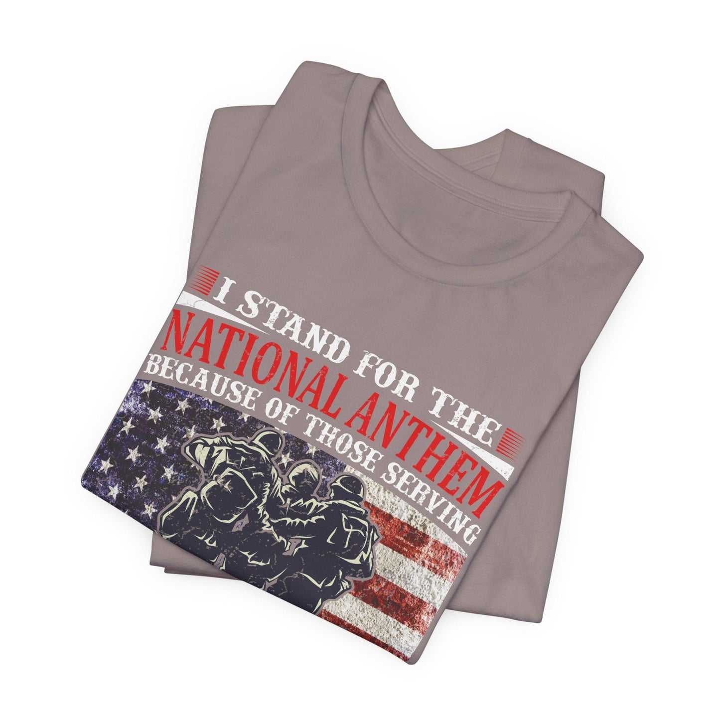 Army Veteran Patriotic Graphic Design Unisex Cotton T-Shirt v36
