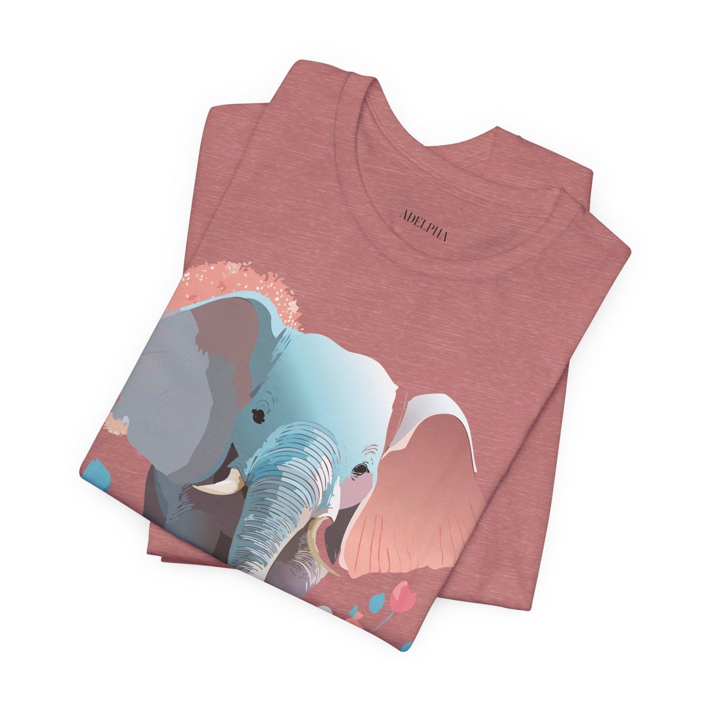 Elephant Graphic T Shirt By Adelpha Unisex Jersey Short Sleeve Artwork Tee Vintage Inspired