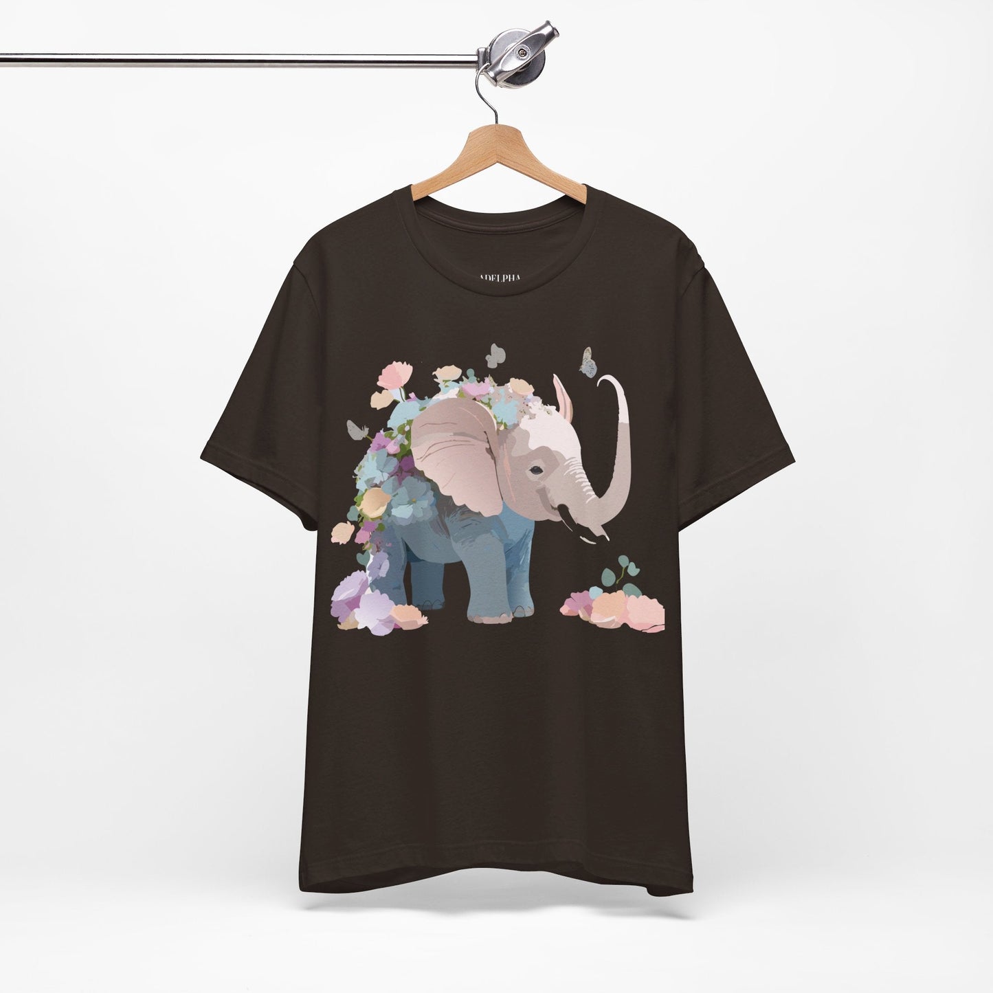 Elephant Graphic Tee Unisex Vintage Inspired Artwork Premium Adelpha Jersey Short Sleeve