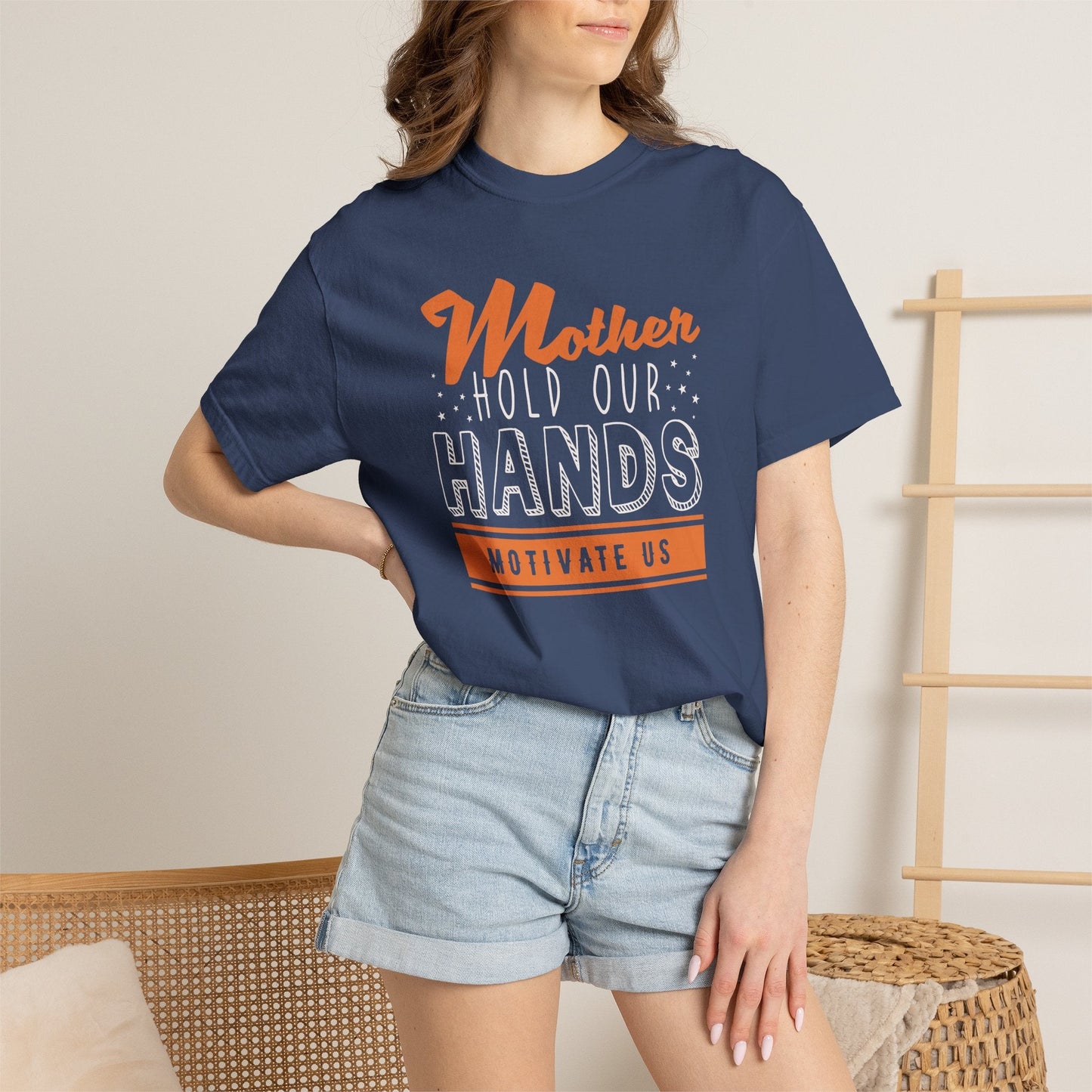 Mom T-shirt Mother Day Mama Tee Unisex Comfort Colors Garment-Dyed Cotton h48