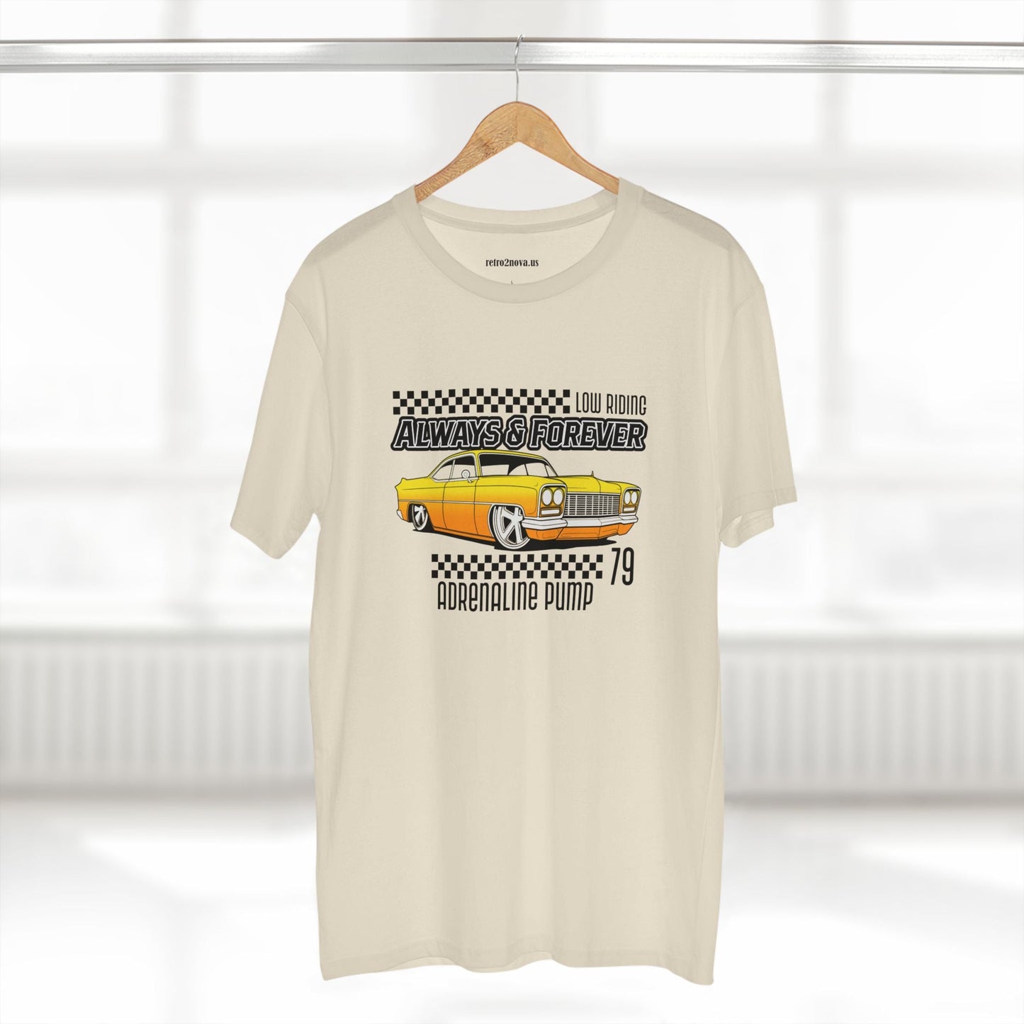 Retro Car Tee Unisex Vintage Car Shirt With Original Art RC-6 Premium Cotton Soft Breathable Comfort