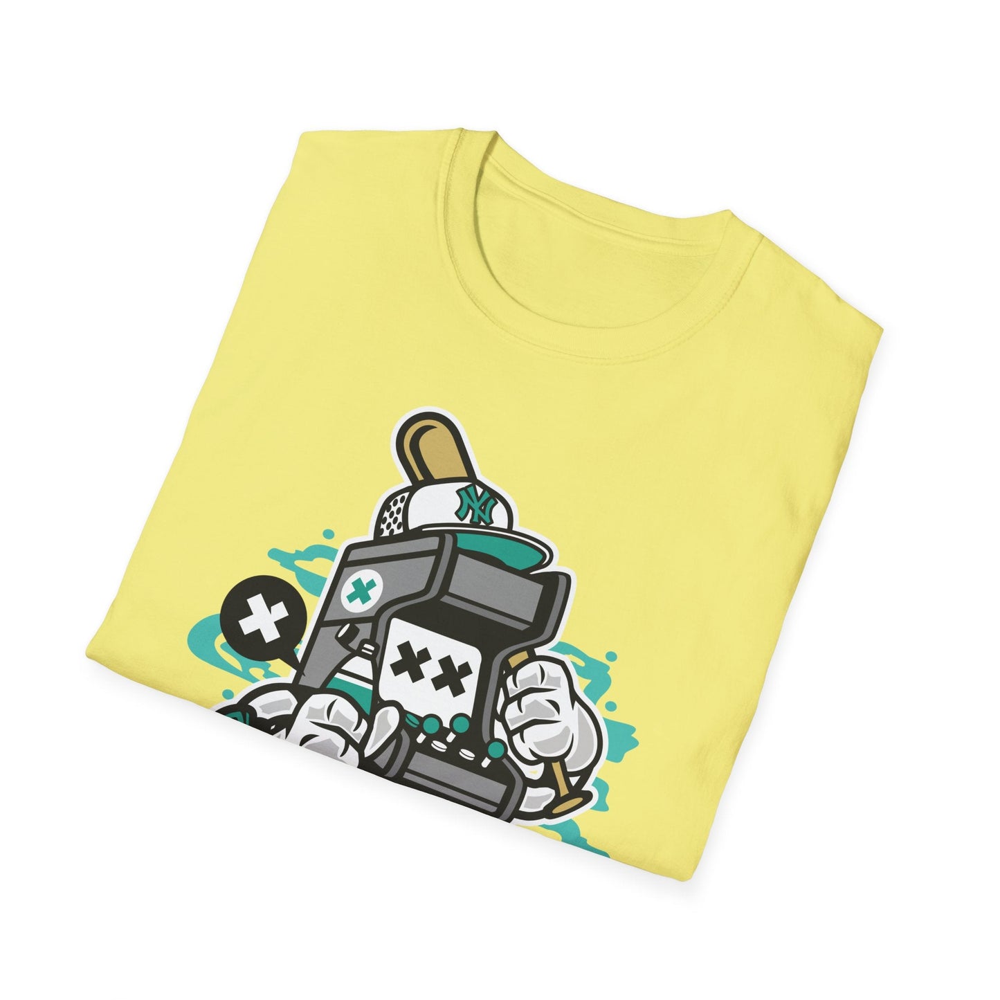 Unisex Gildan Softstyle Cartoon T Shirt Animation Design Funny Tee Ring Spun Cotton