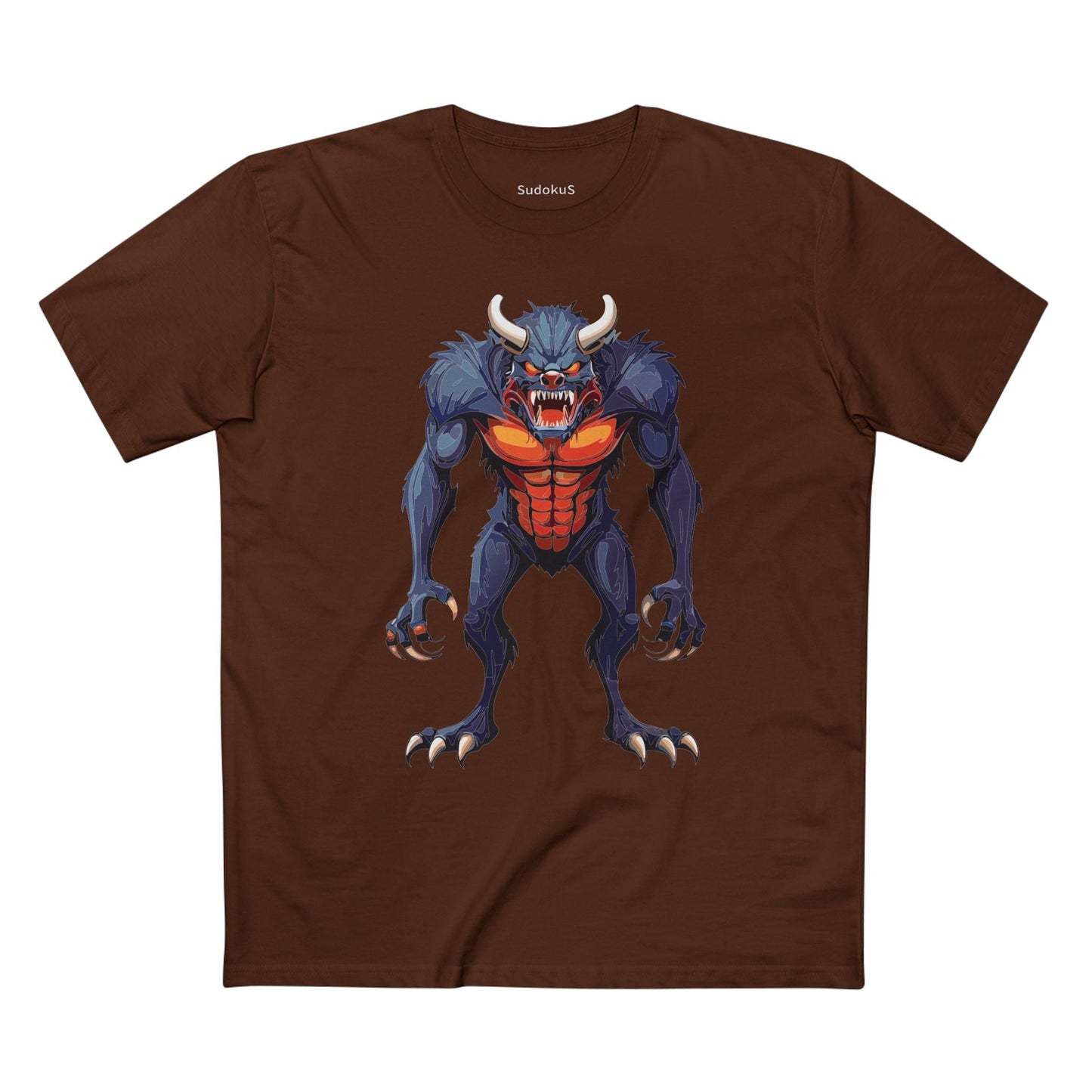 Cartoon Monsters Graphic Unisex 100 Cotton Staple Tee 11