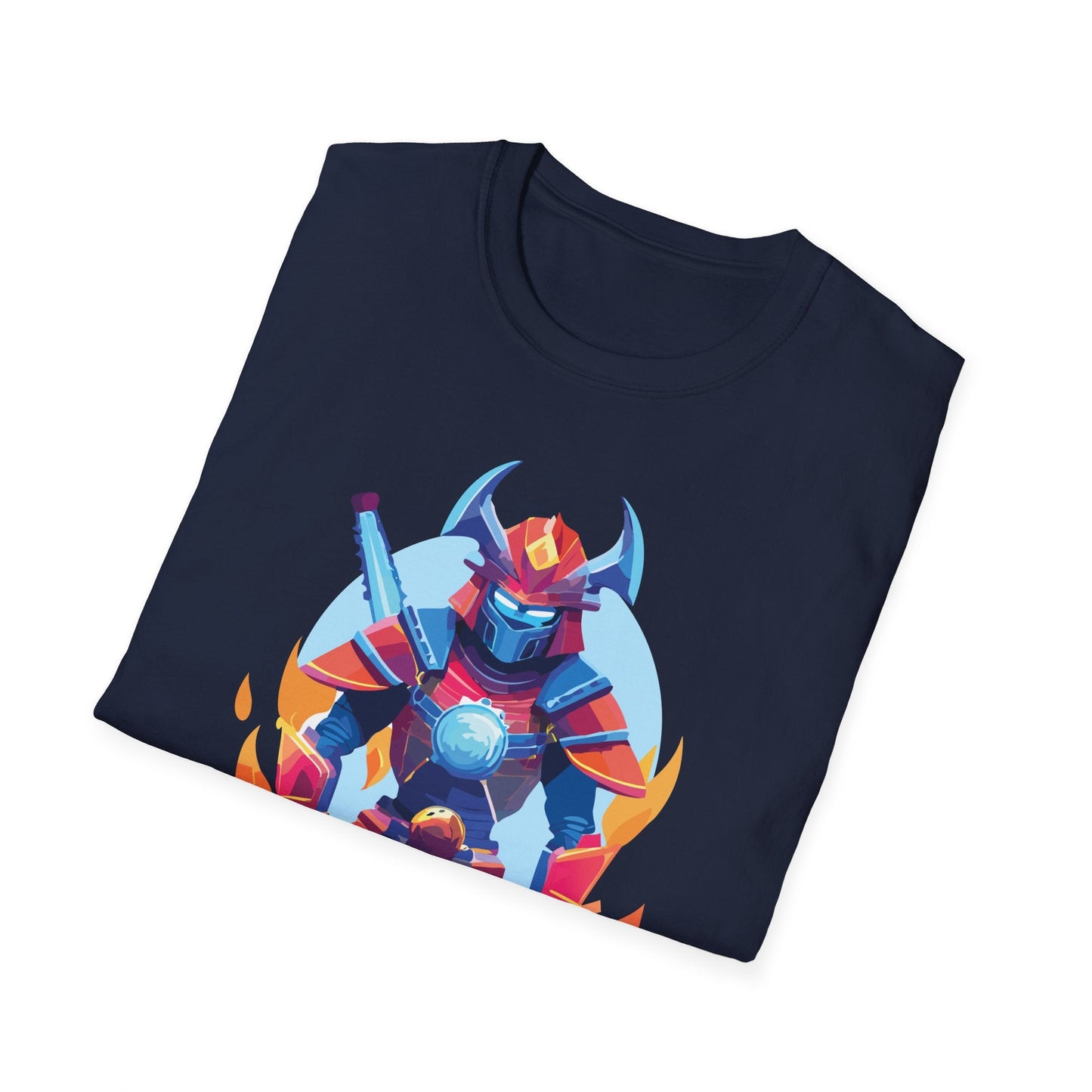 Samurai Shirt Unisex Gildan Softstyle 64000 Tee 100 Percent Ring Spun Cotton Comfort All Day Wear