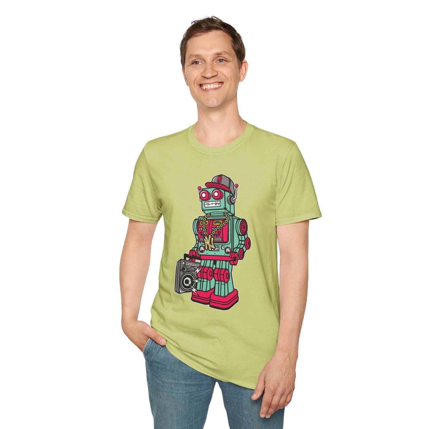Cartoon T Shirt Animation Tee Funny Unisex Gildan Softstyle 64000 Ring Spun Cotton