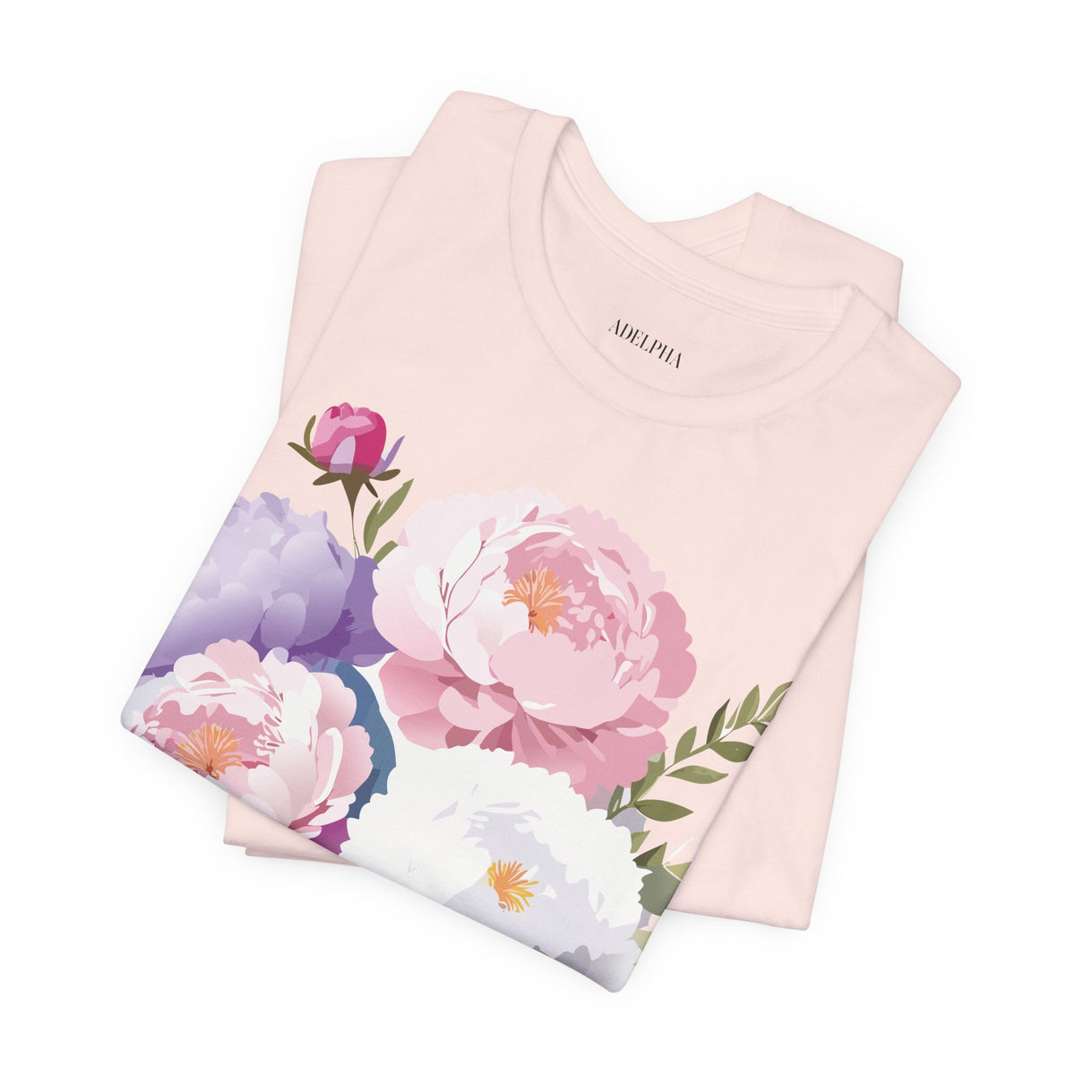 Floral Graphic Tee Shirt - Bella+Canvas Unisex 100 Cotton 37