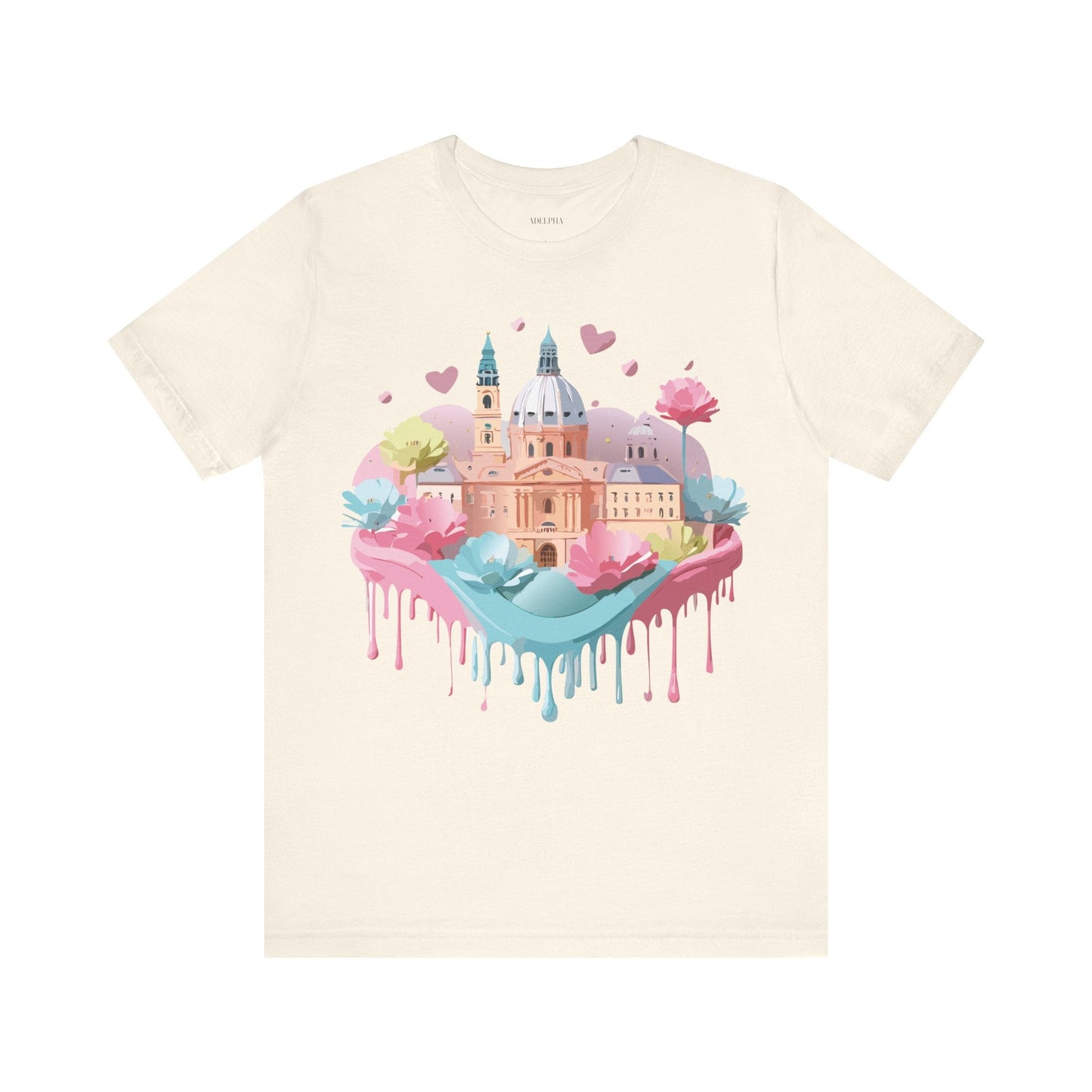 Prague Tourist Shirt Unisex Graphic Tee With Vintage Inspired Artwork By Adelpha