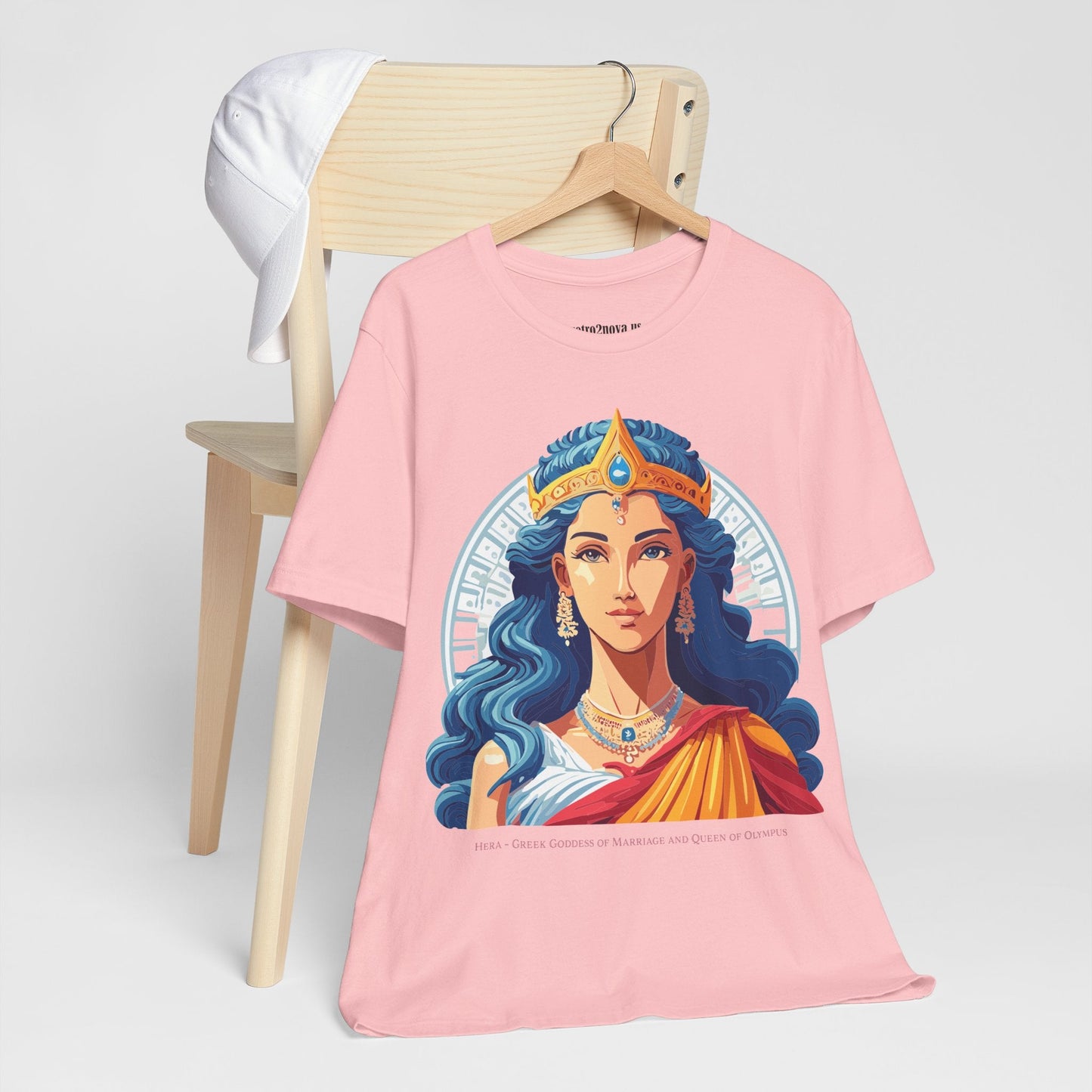 Hera Goddess Shirt Unisex Graphic Cotton Tee With Original Retro2Nova Artwork Soft Vintage Inspired